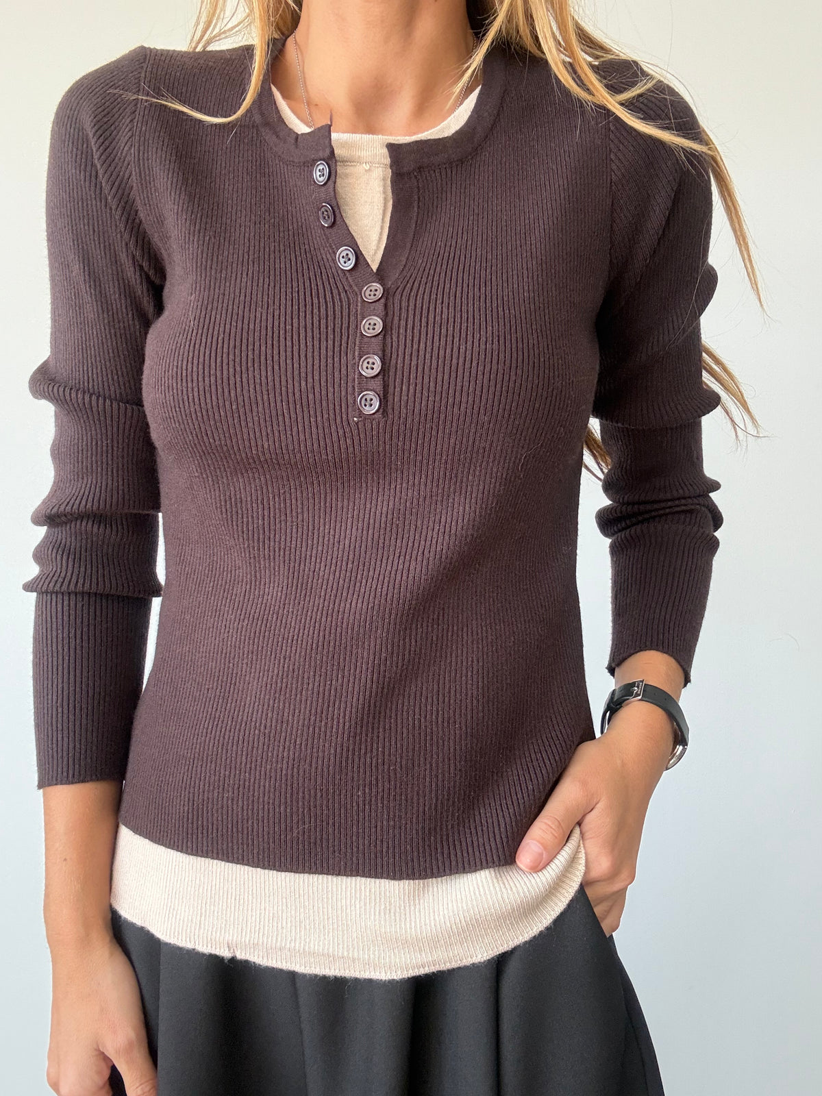 JERSEY ELENA CHOCOLATE