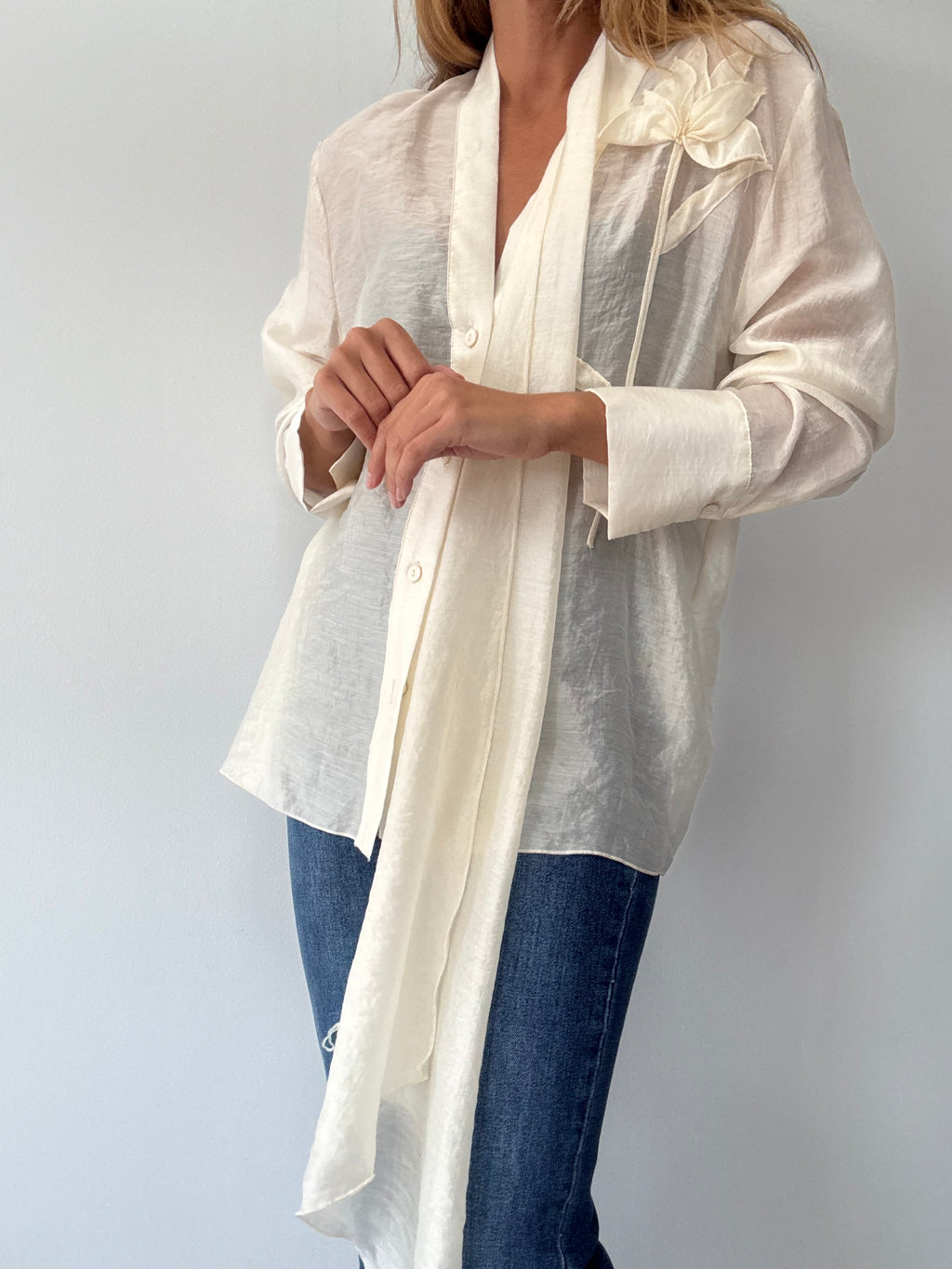 BLUSA ZAMA MARFIL