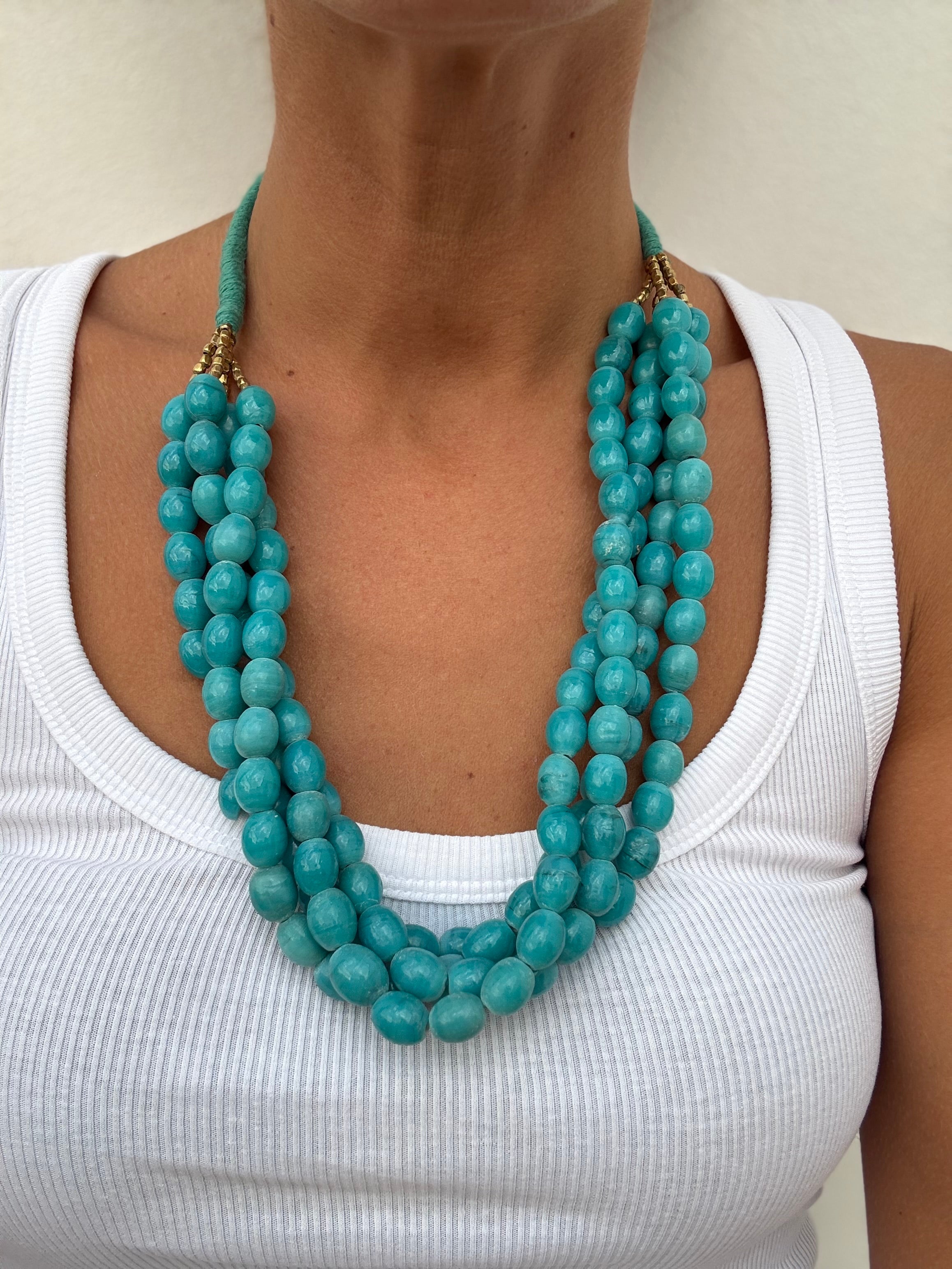COLLAR CONGUITO TURQUESA