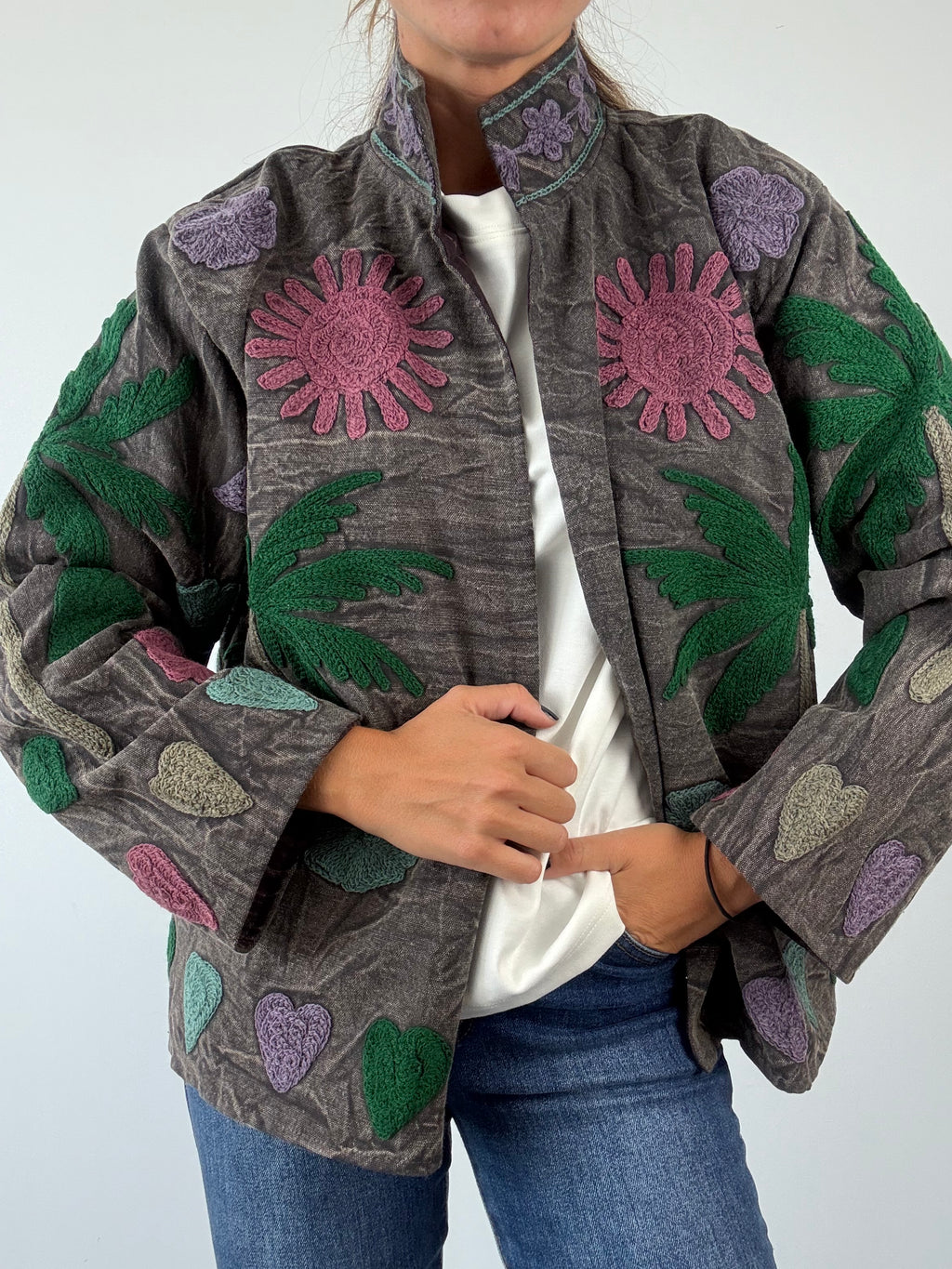 CHAQUETA SUZANI VERDE AGUA