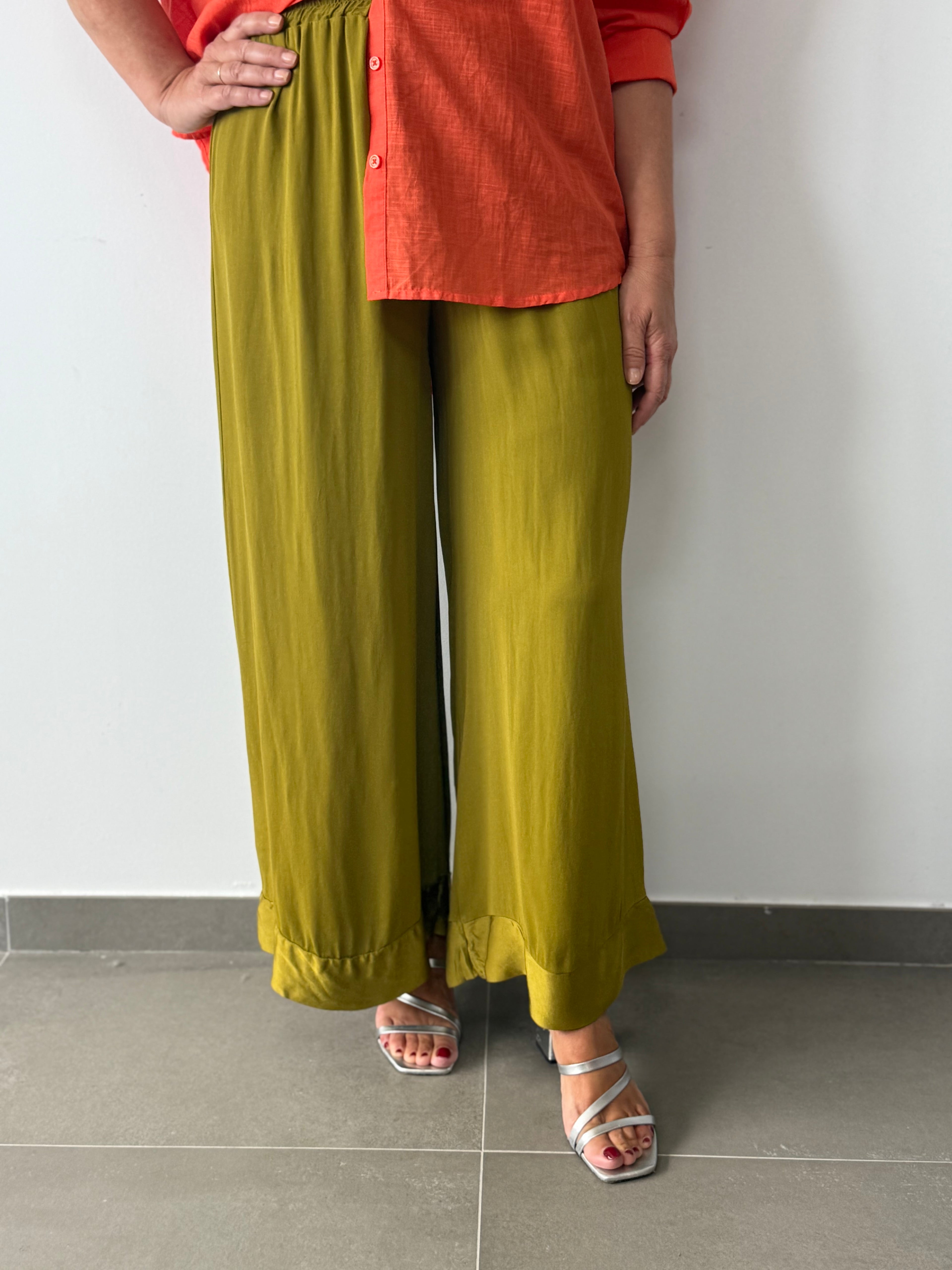 PANTALON LETO PISTACHO