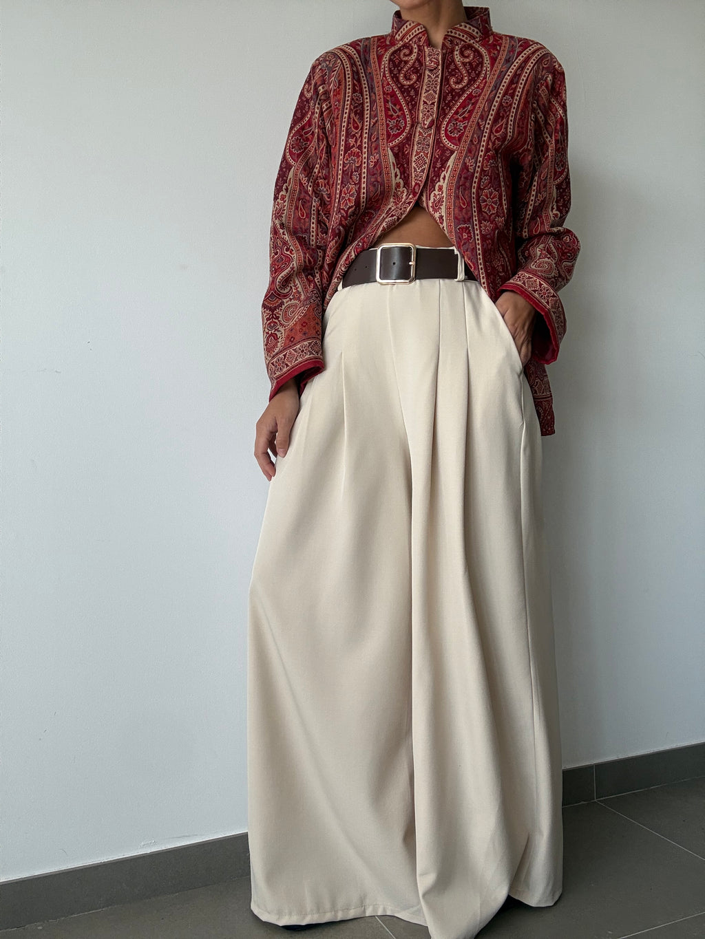 PANTALÓN FRANCESCA MARFIL