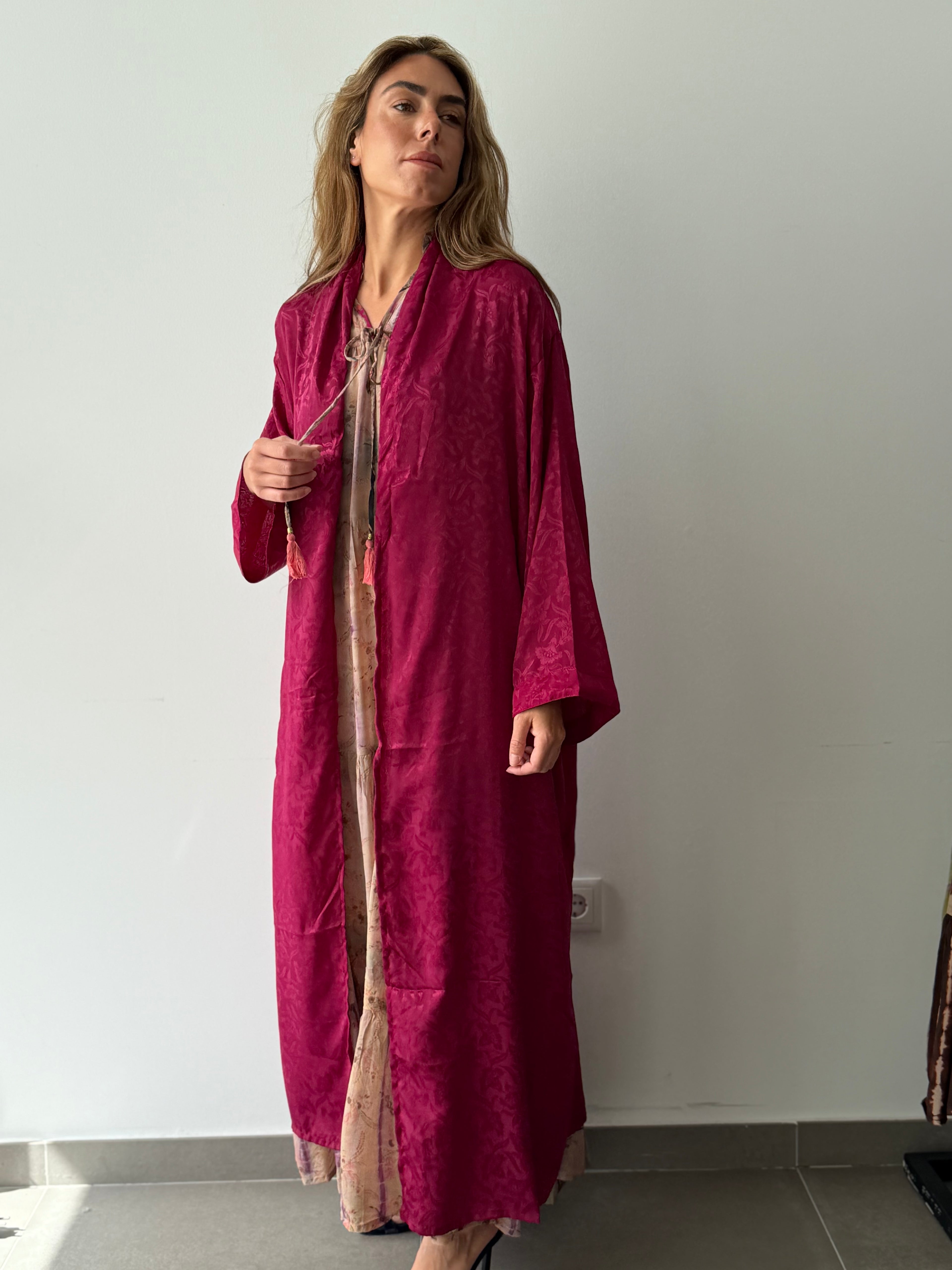 KIMONO ALBA FRAMBUESA