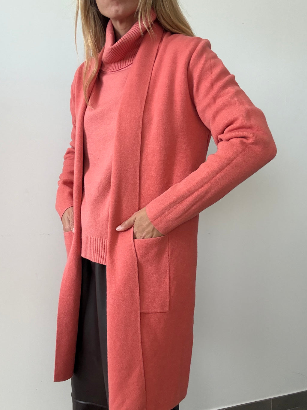 CHAQUETA HELECHO CORAL