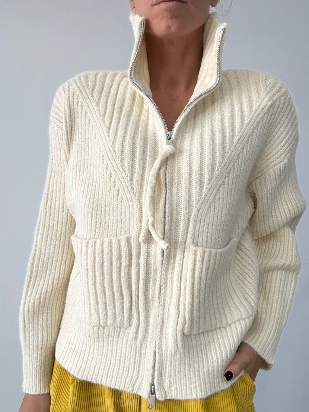 CHAQUETA GACETA MARFIL