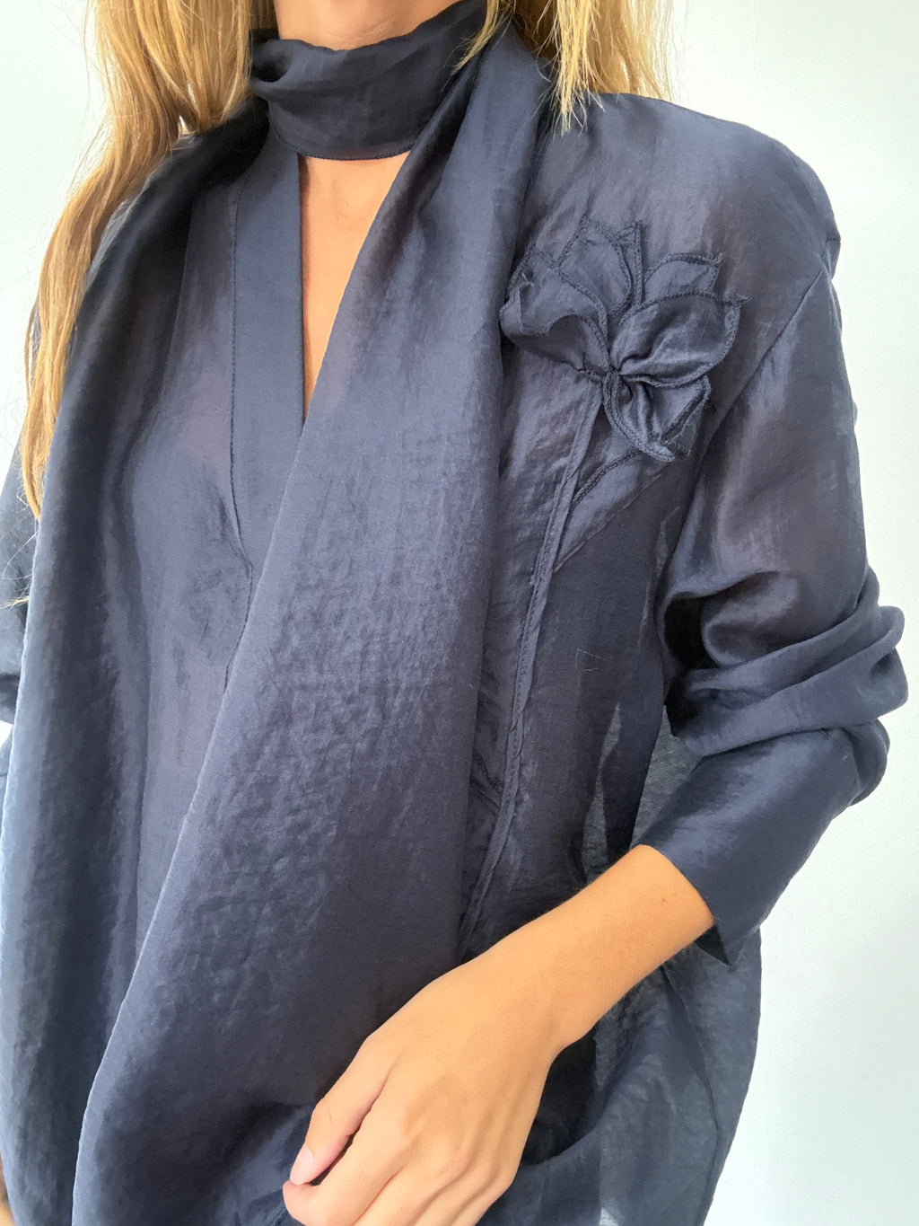 BLUSA ZAMA MARINO