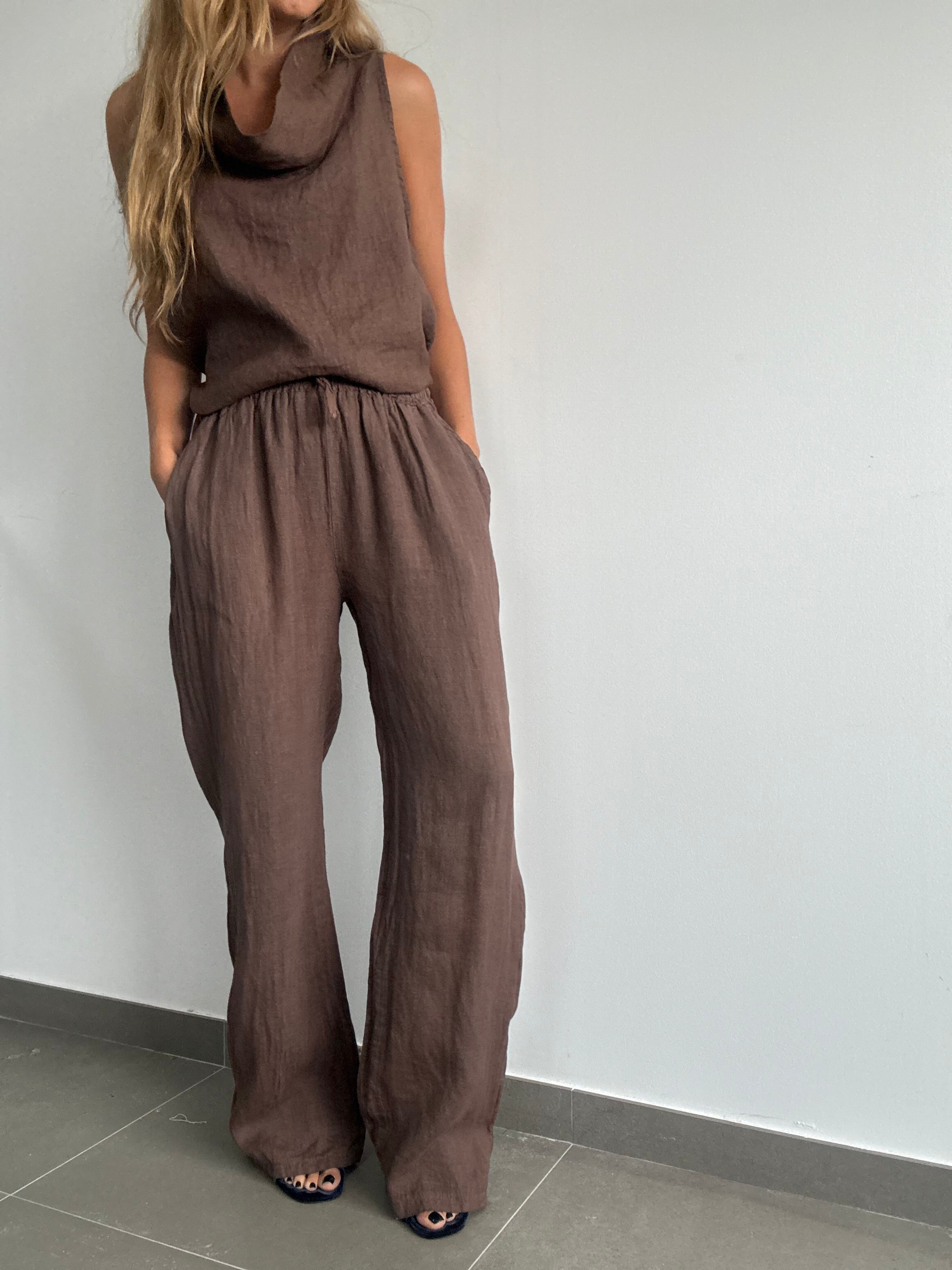 PANTALÓN DELIA MARRÓN