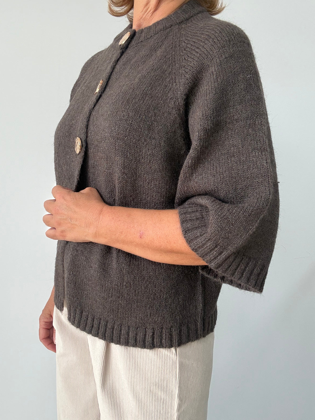 CARDIGAN GOYA CHOCOLATE