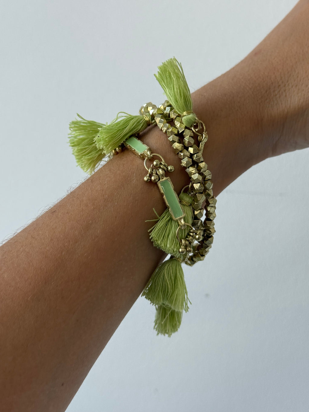 PULSERA GINA PISTACHO
