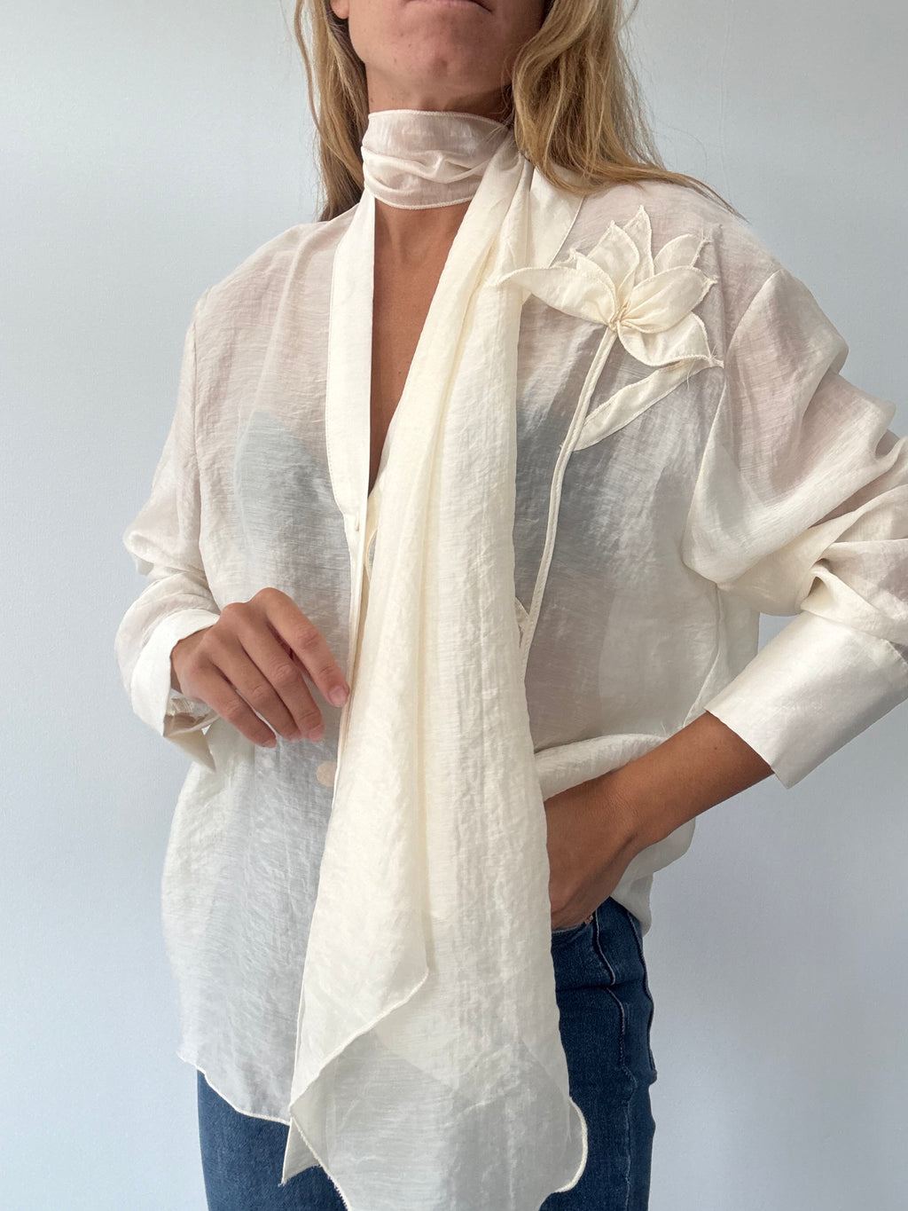 BLUSA ZAMA MARFIL