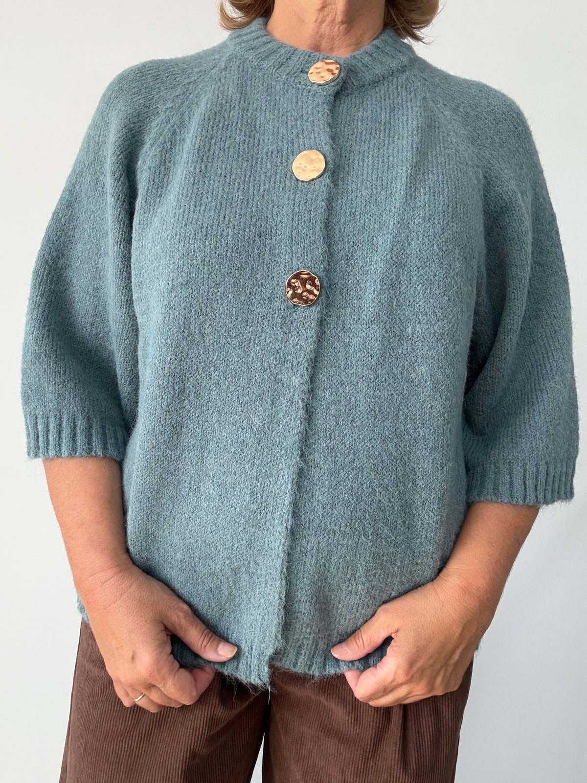 CARDIGAN GOYA CELESTE