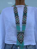 COLLAR BRASIL VERDE AGUA