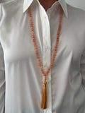 COLLAR TOSARIO OCRE CLARO