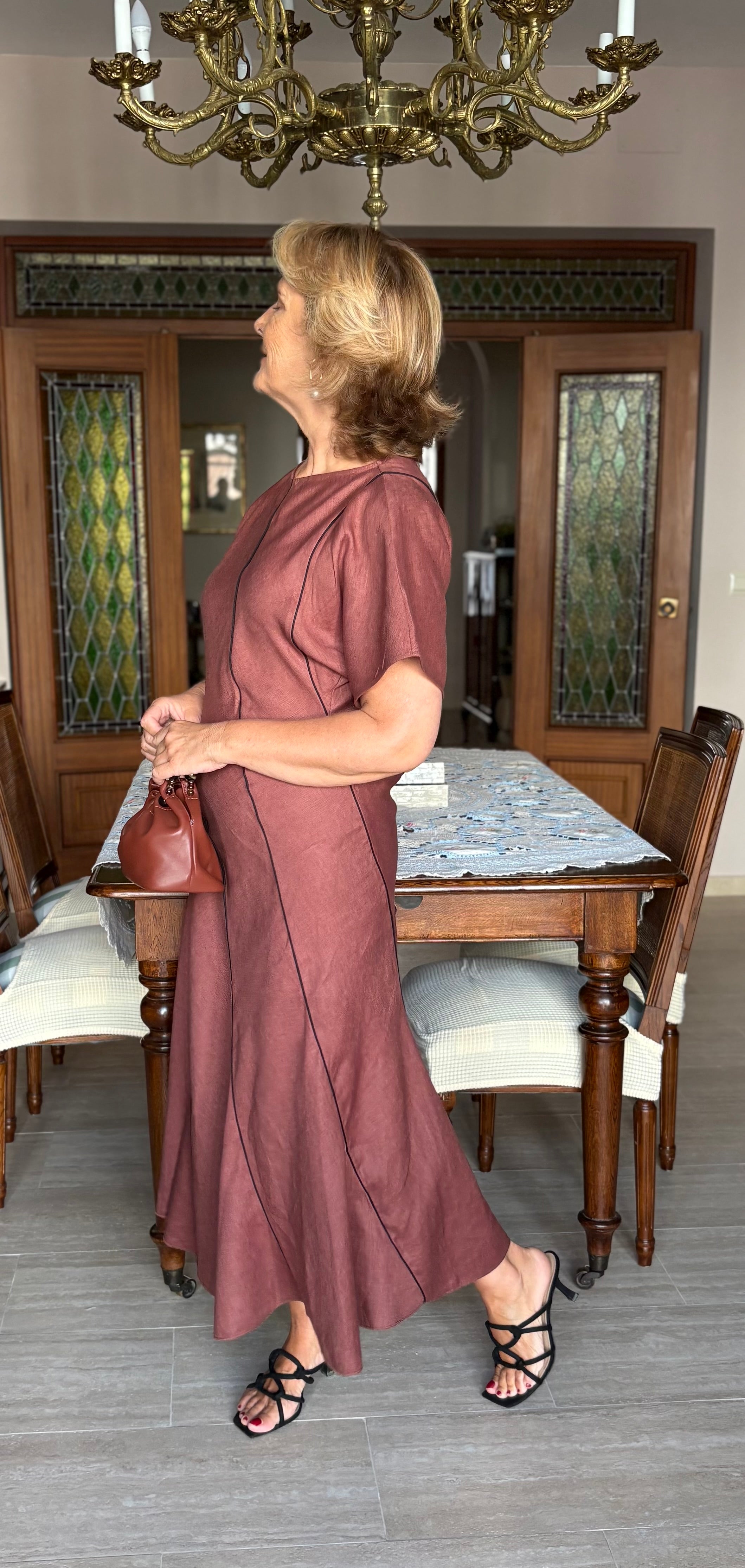 VESTIDO MATERA TEJA