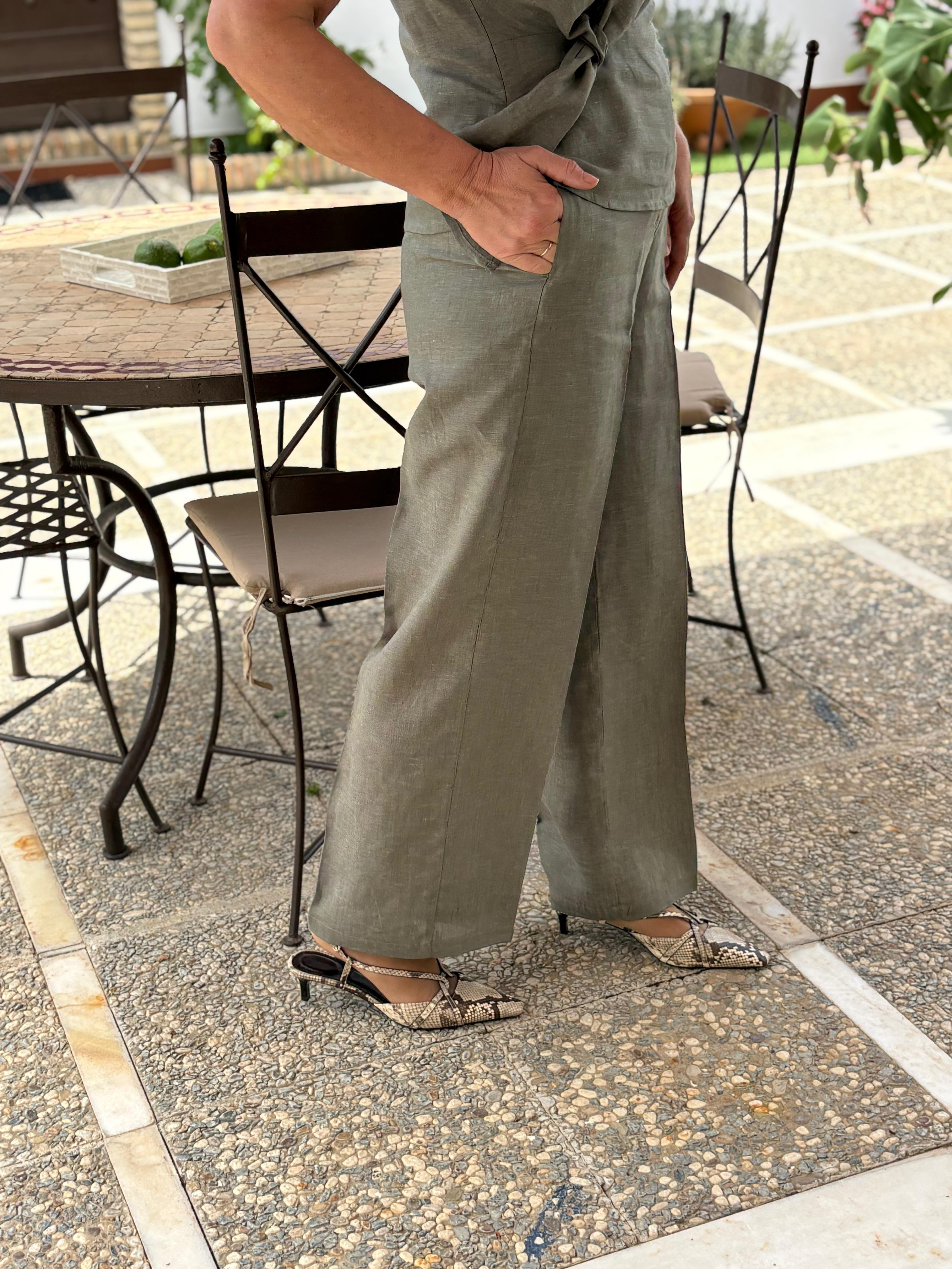 PANTALÓN FENICHE VERDE