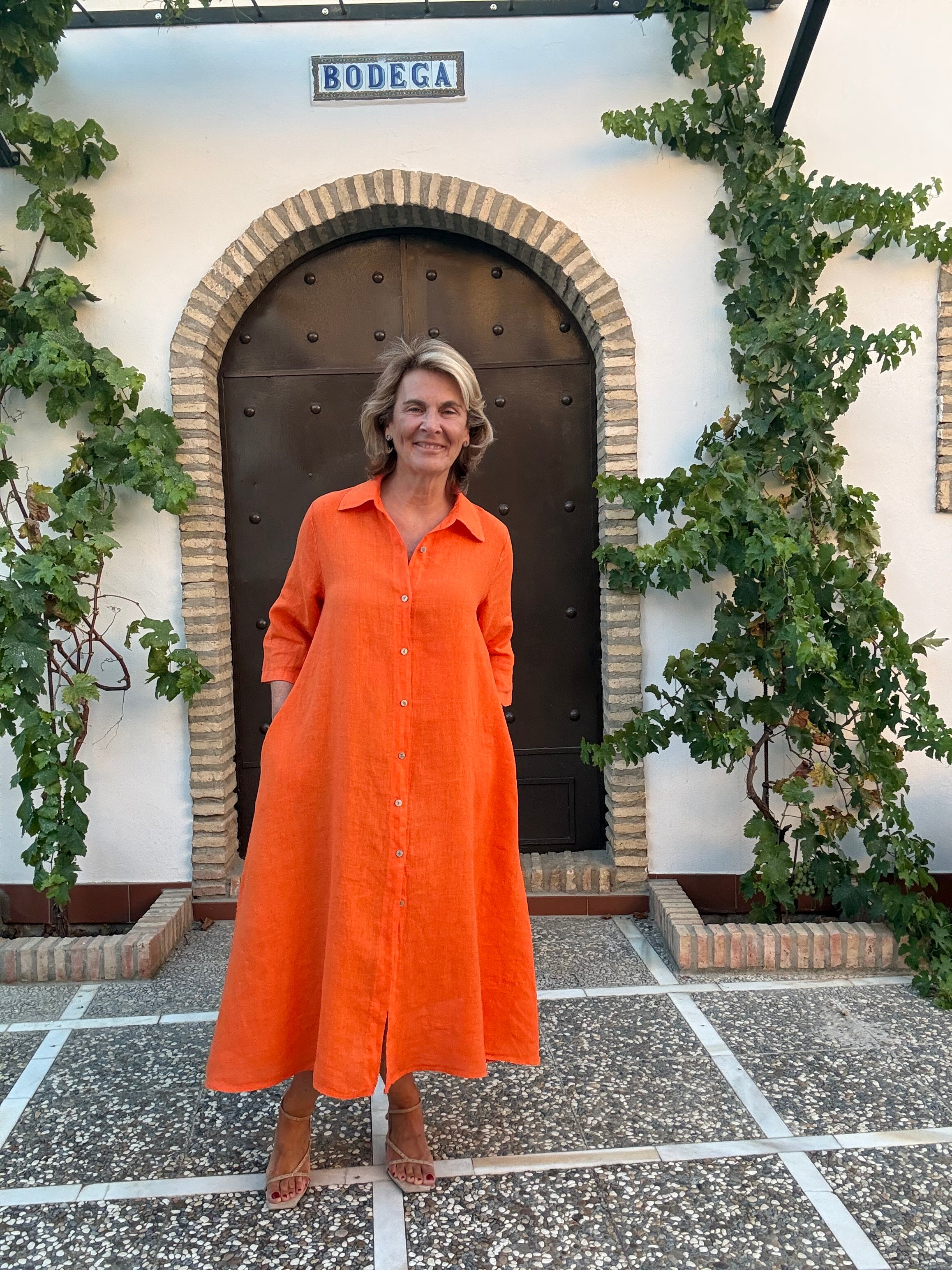 VESTIDO UMBRIA  NARANJA