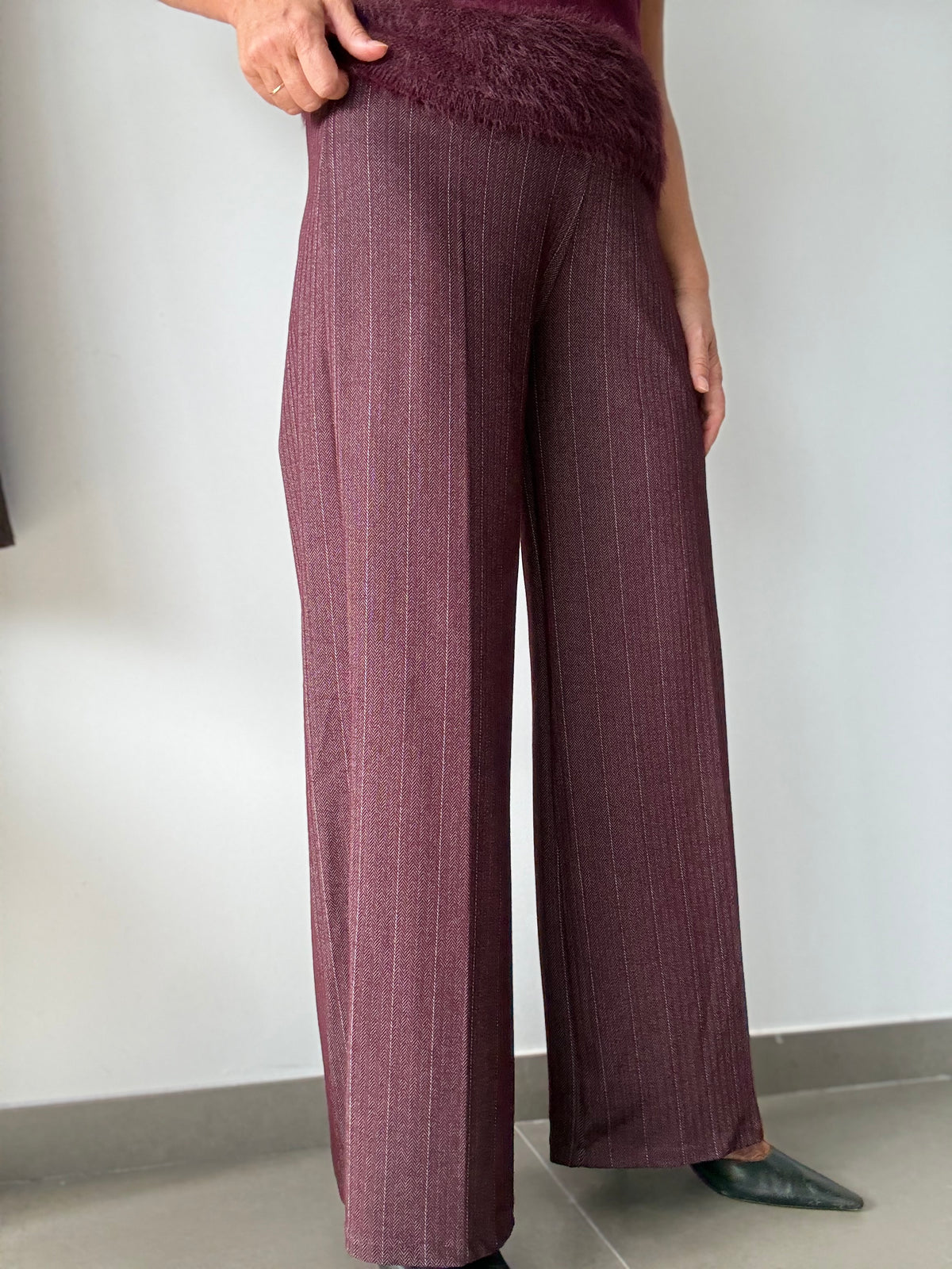 PANTALÓN URANO BURDEOS