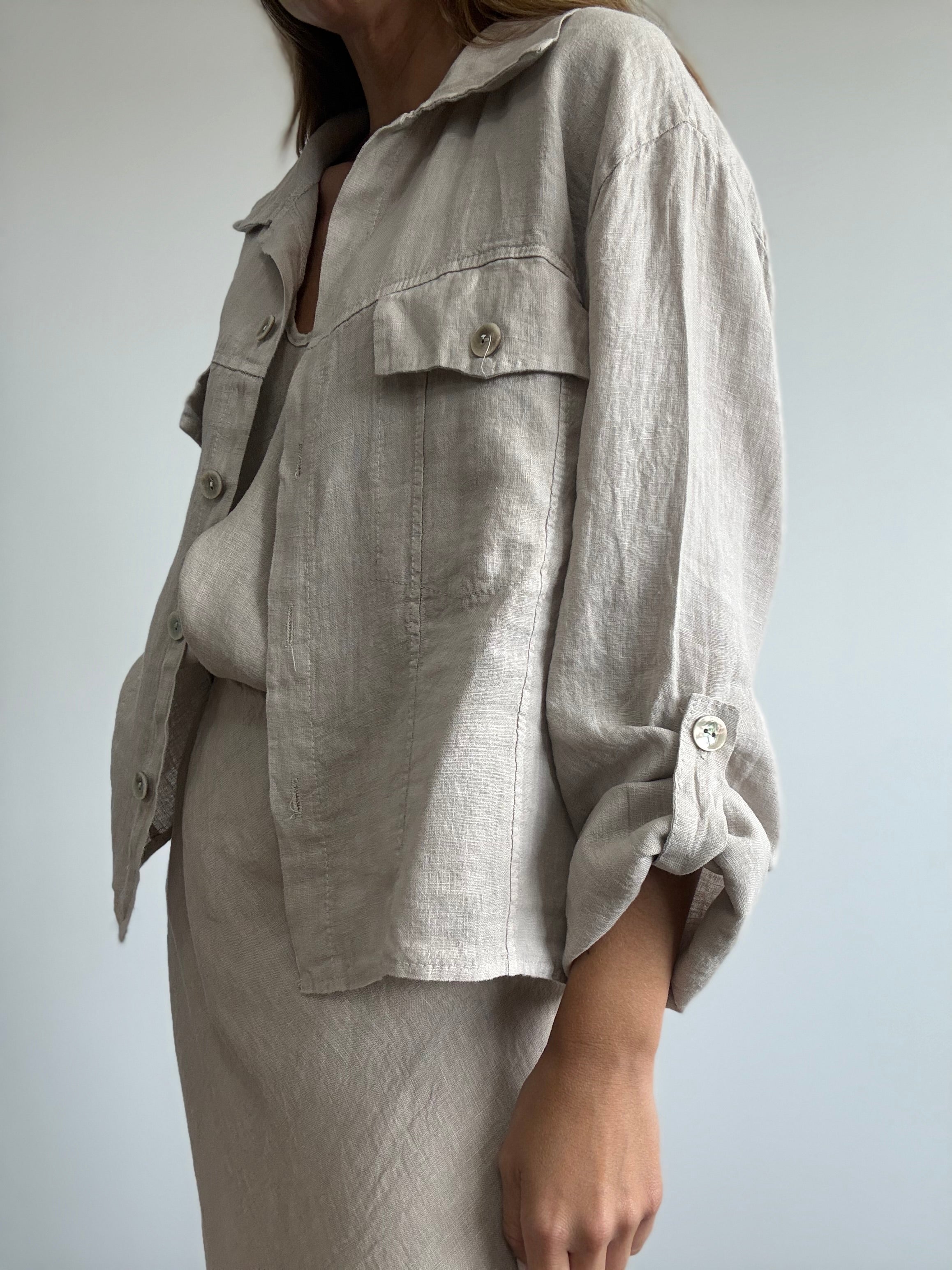 CHAQUETA GALA BEIGE