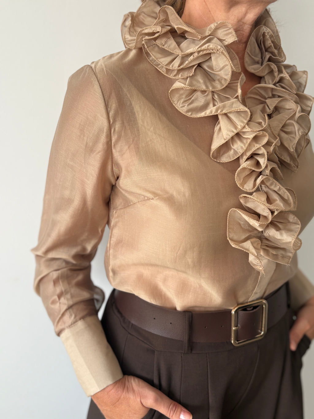CAMISA ARRECIFE CAMEL
