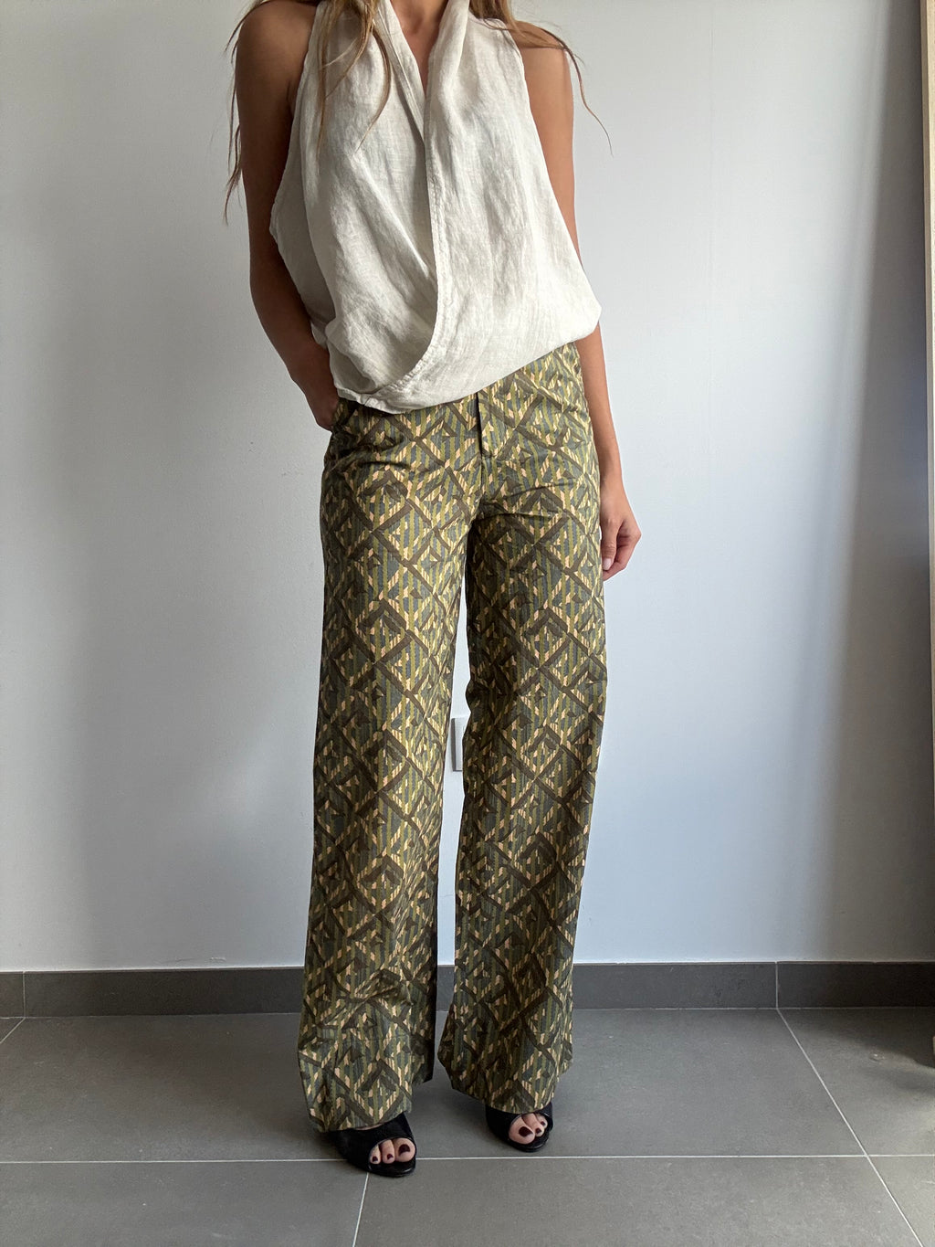 PANTALÓN AZTECA VERDE