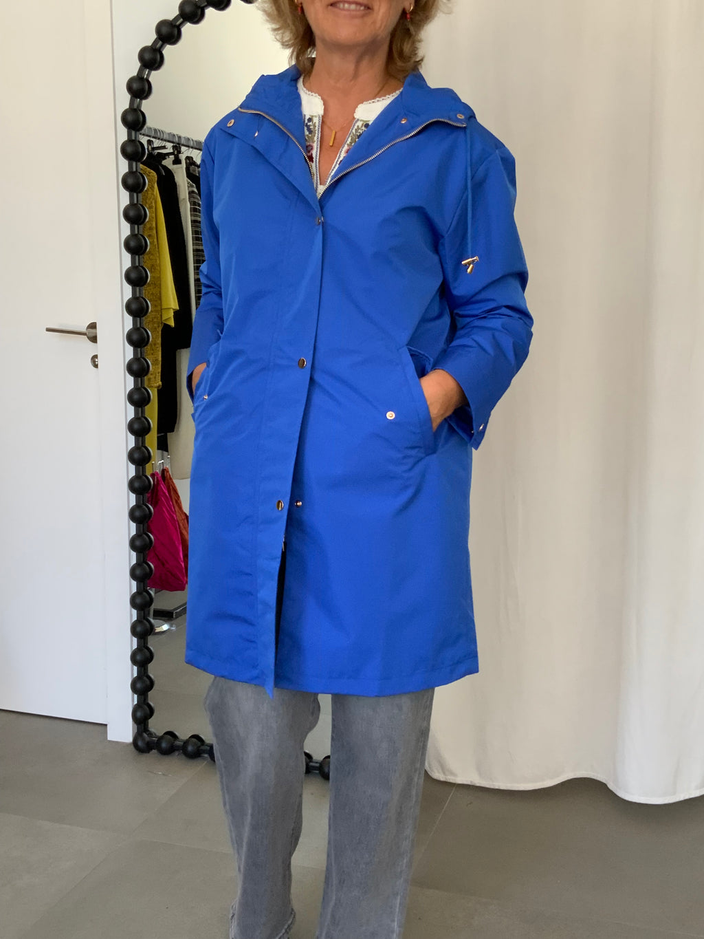 GABARDINA FALCONE AZUL
