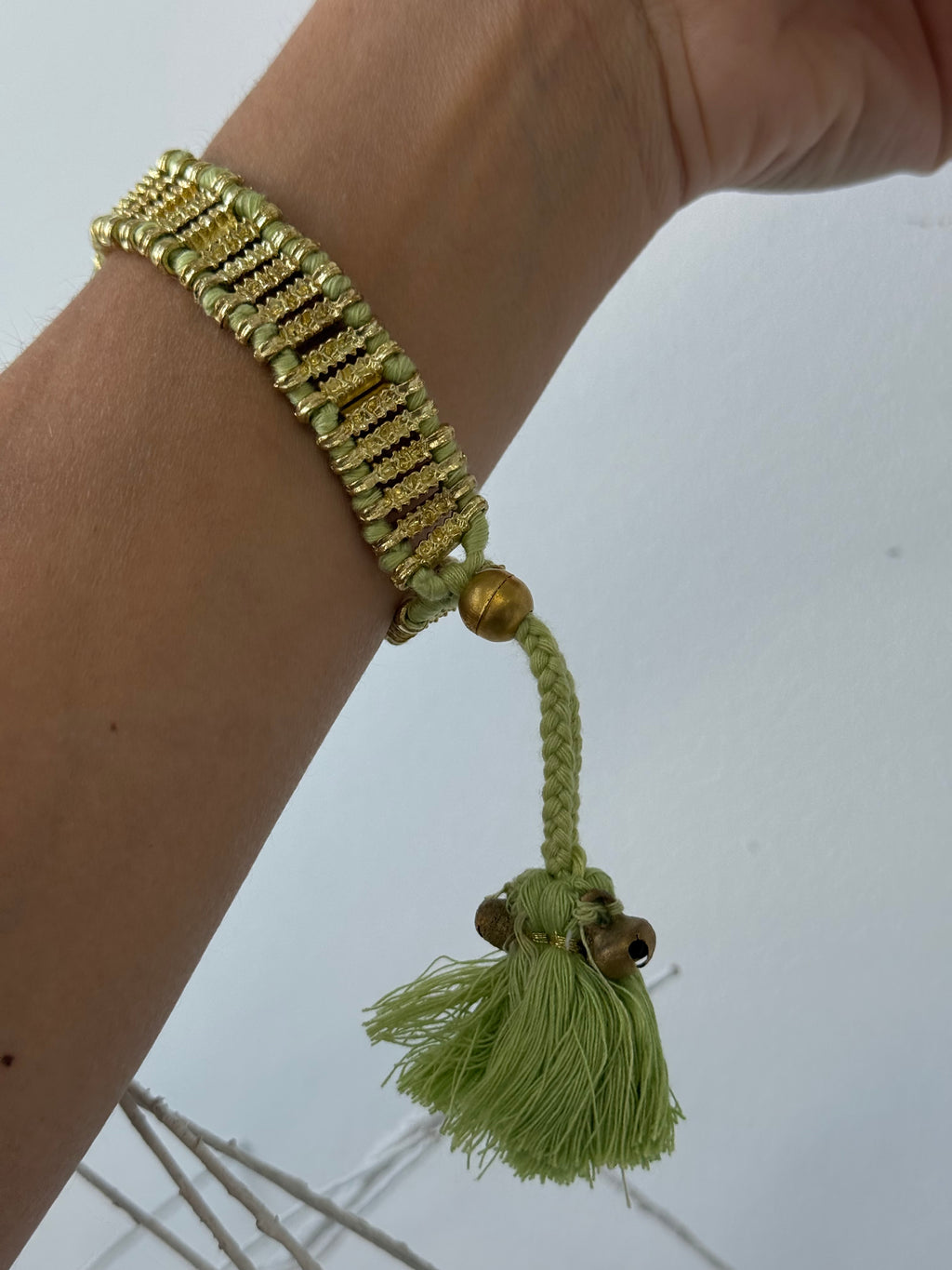 PULSERA DANAICA PISTACHO