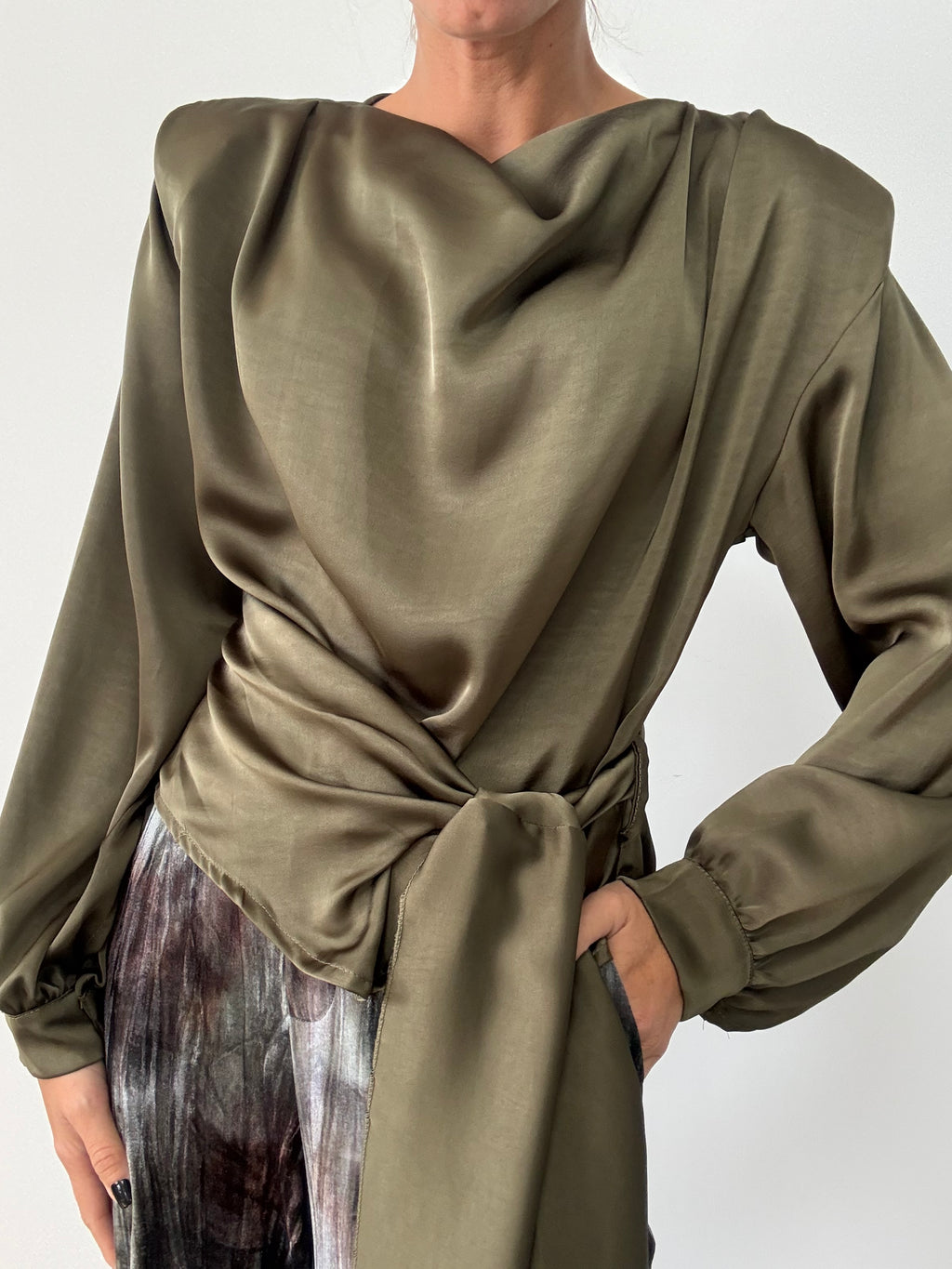 CAMISA ROSETA KAKI