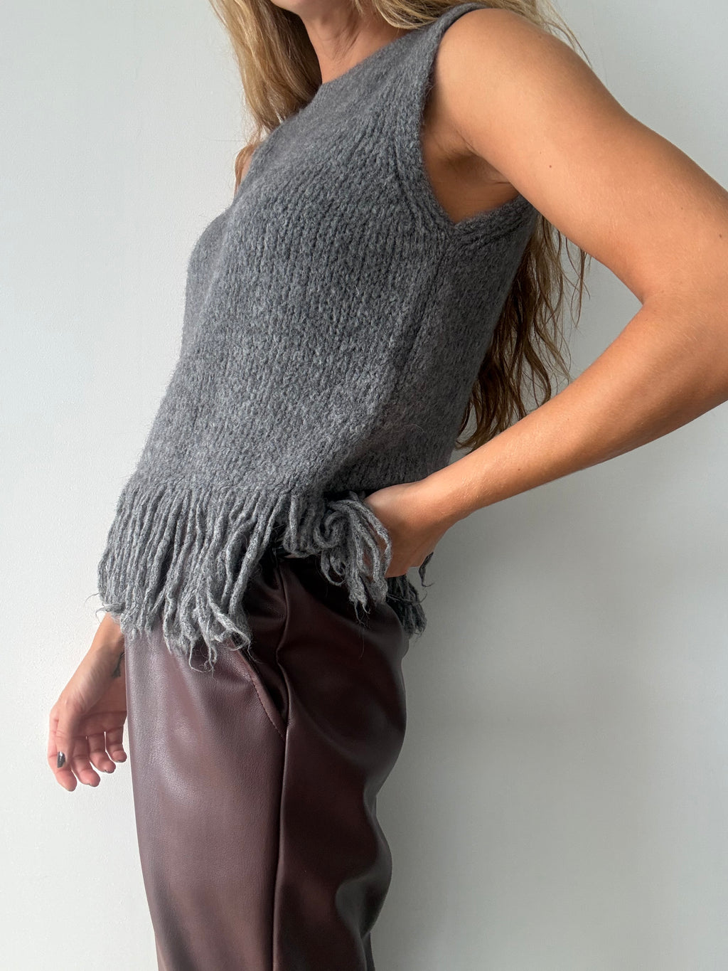 CHALECO USOA GRIS