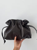BOLSO PIEL NUDO CHOCOLATE