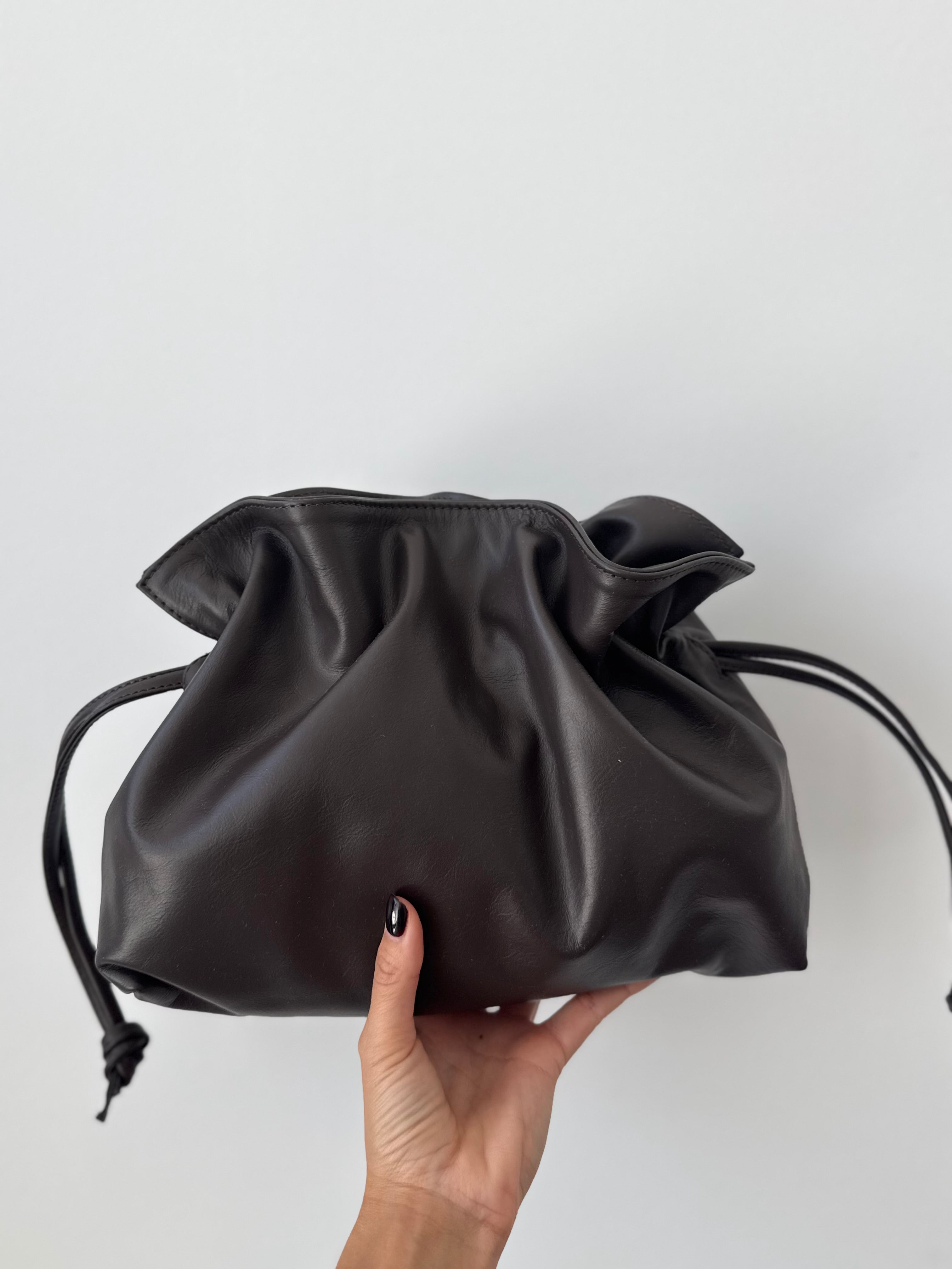 BOLSO PIEL NUDO CHOCOLATE