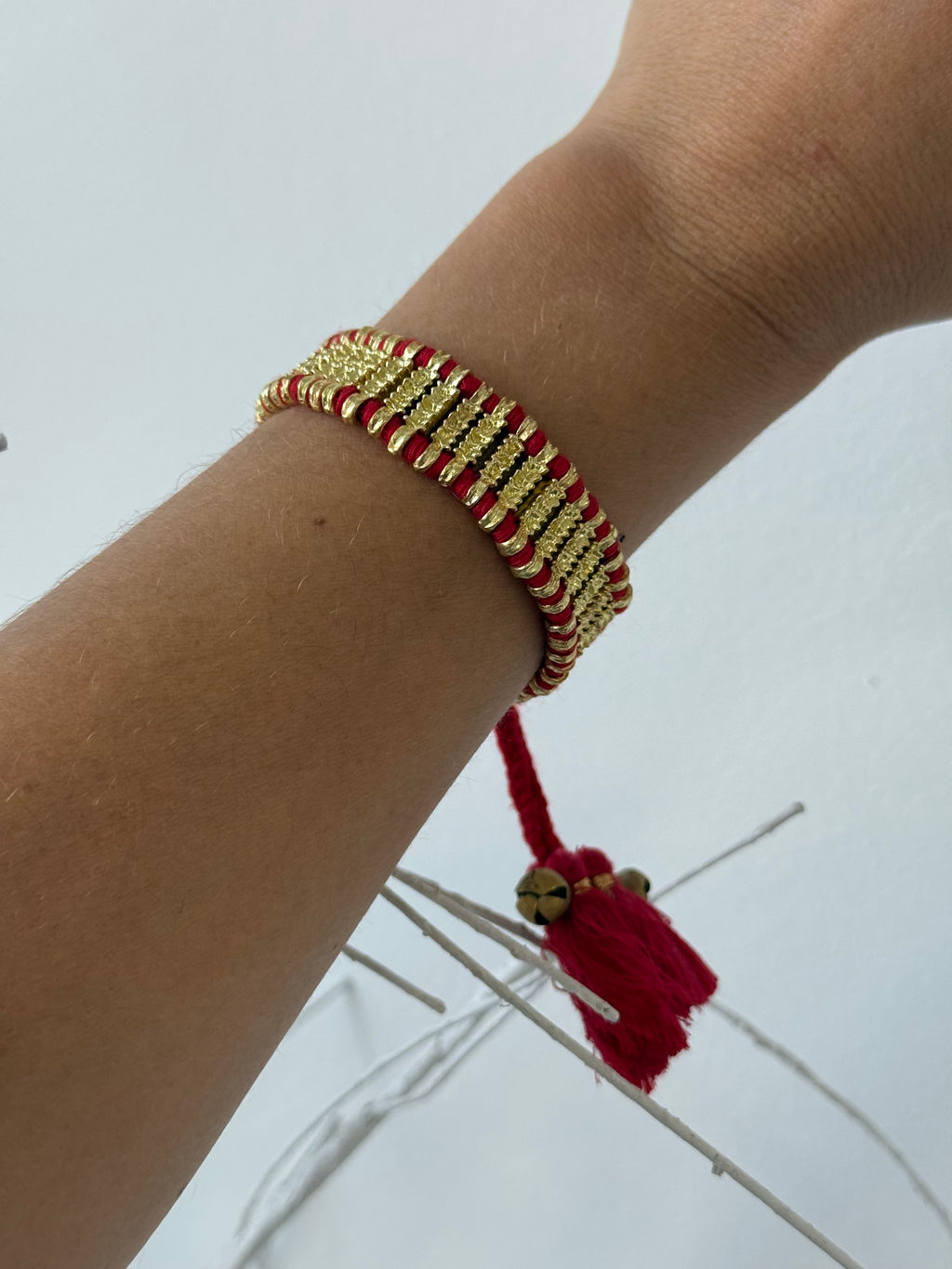 PULSERA DANAICA ROJO