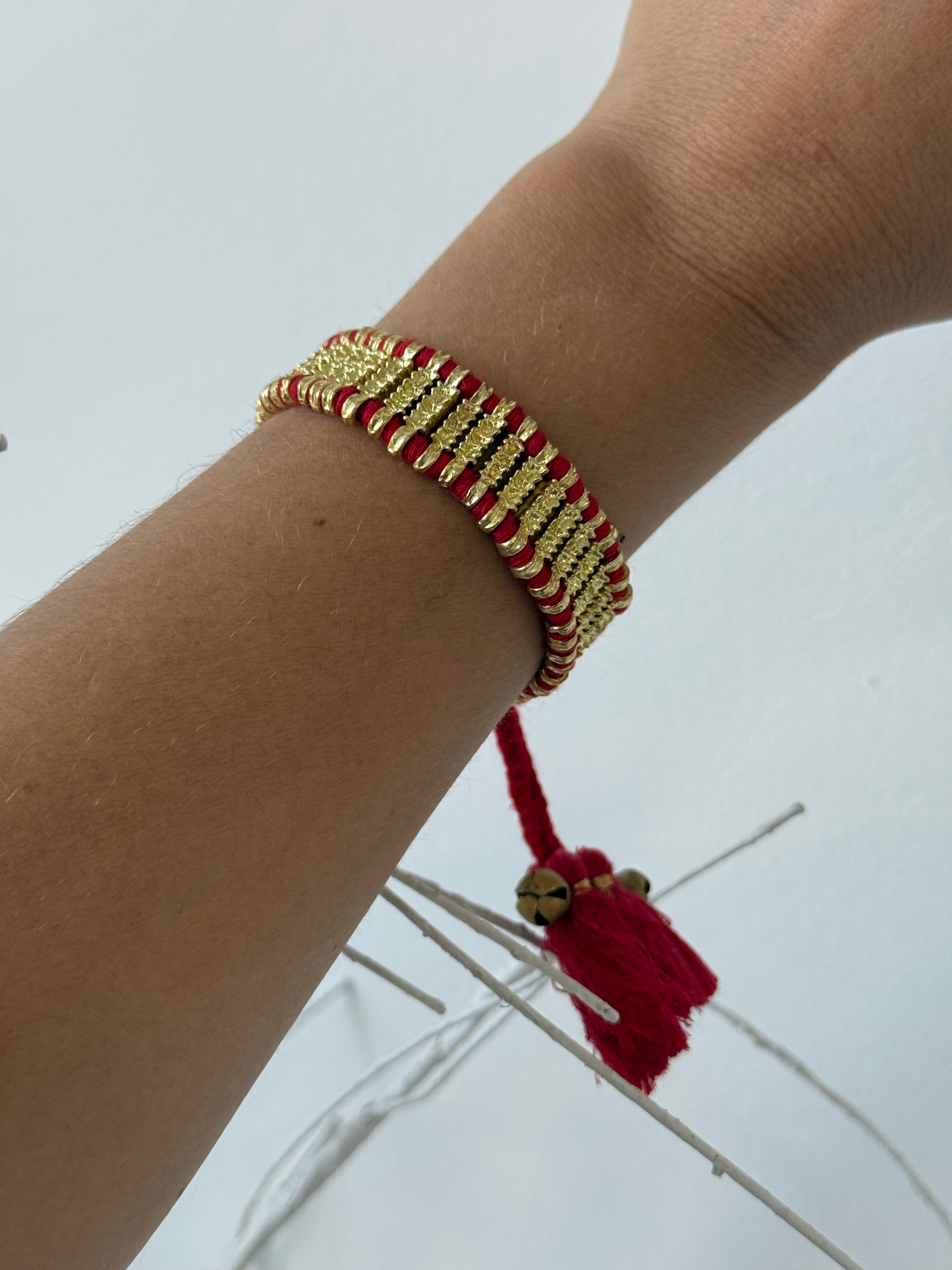 PULSERA DANAICA ROJO