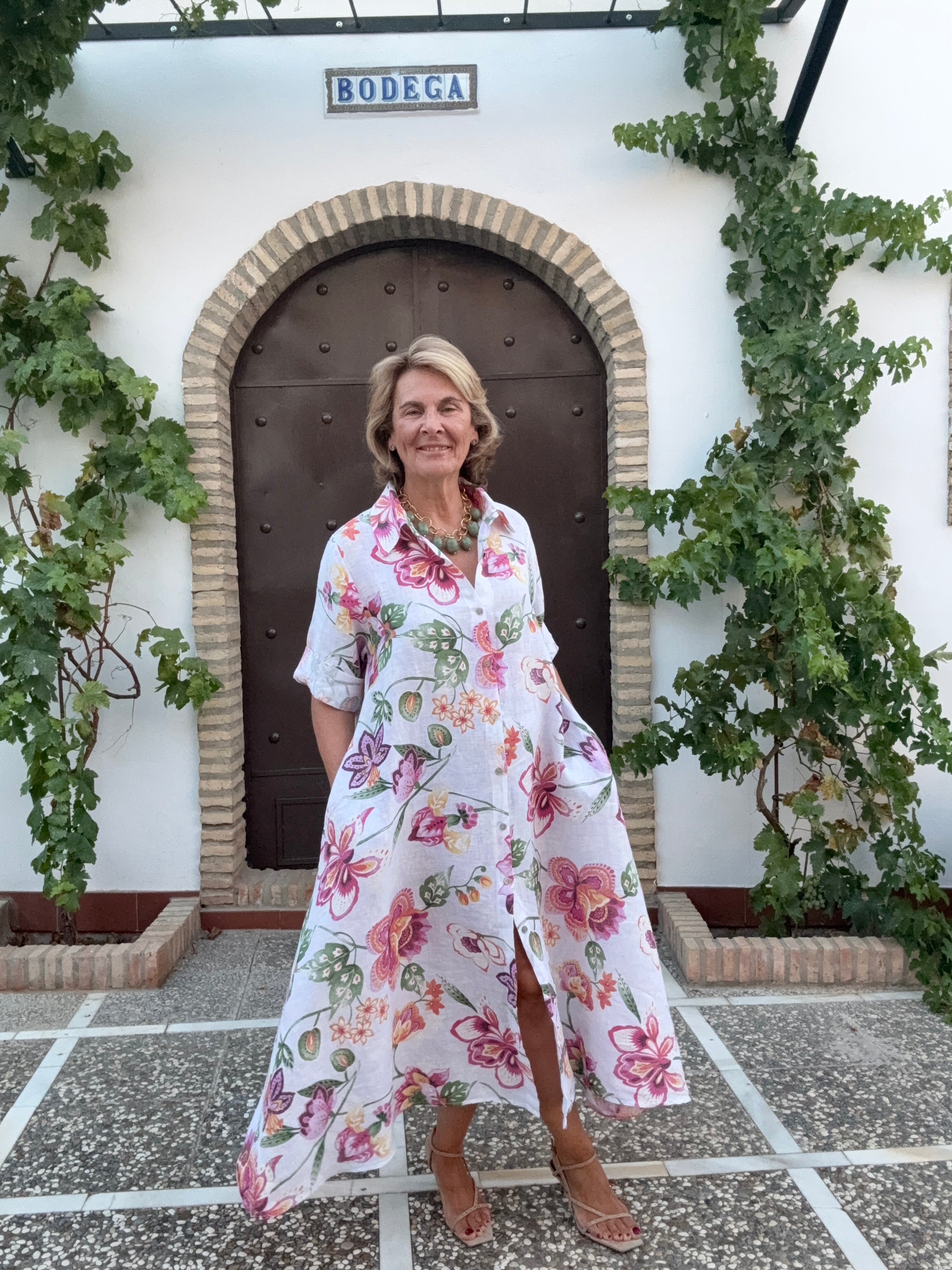 VESTIDO DIVERTIDO BLANCO