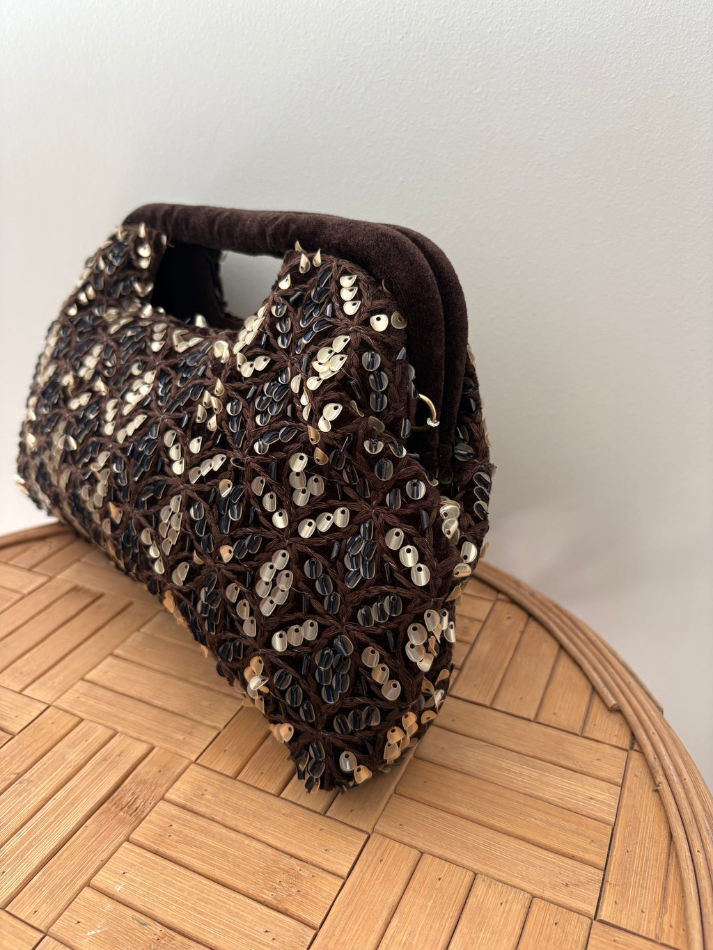 BOLSO CISNE  GRANDE MARRÓN