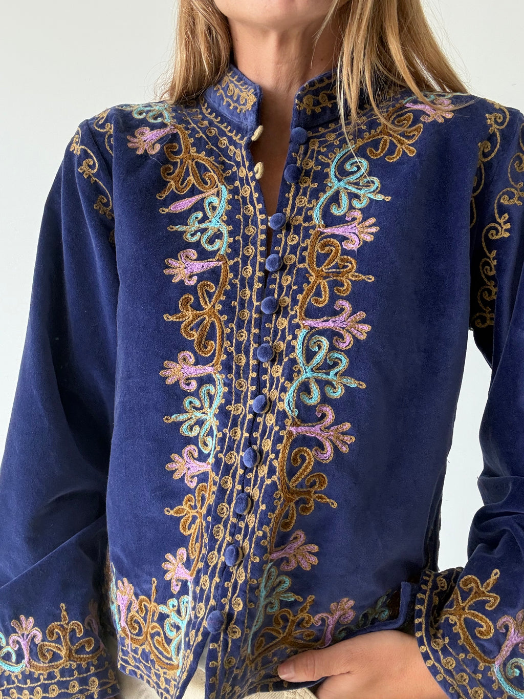 CHAQUETA ABEDE AZUL