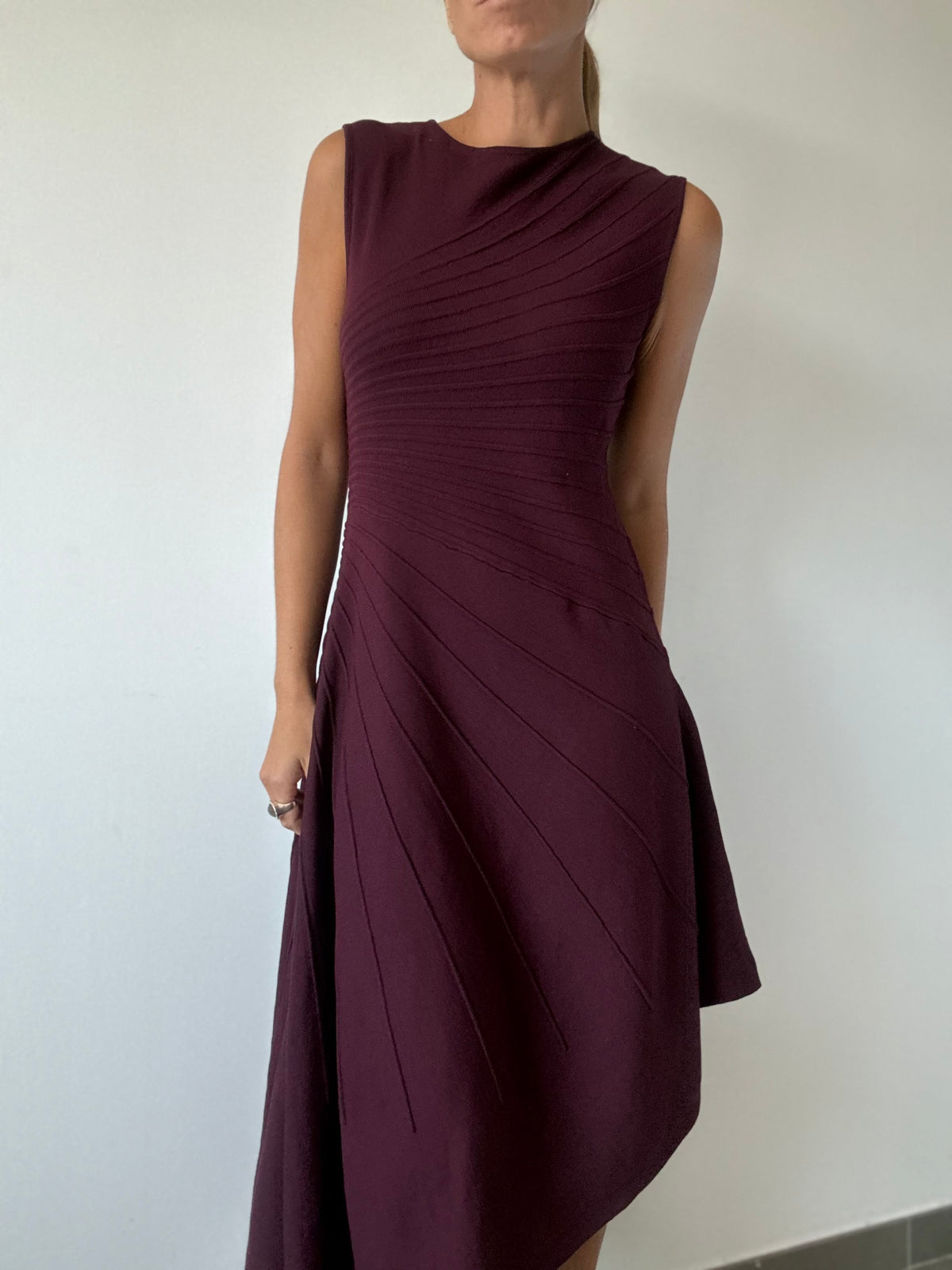 VESTIDO ALENA BURDEOS
