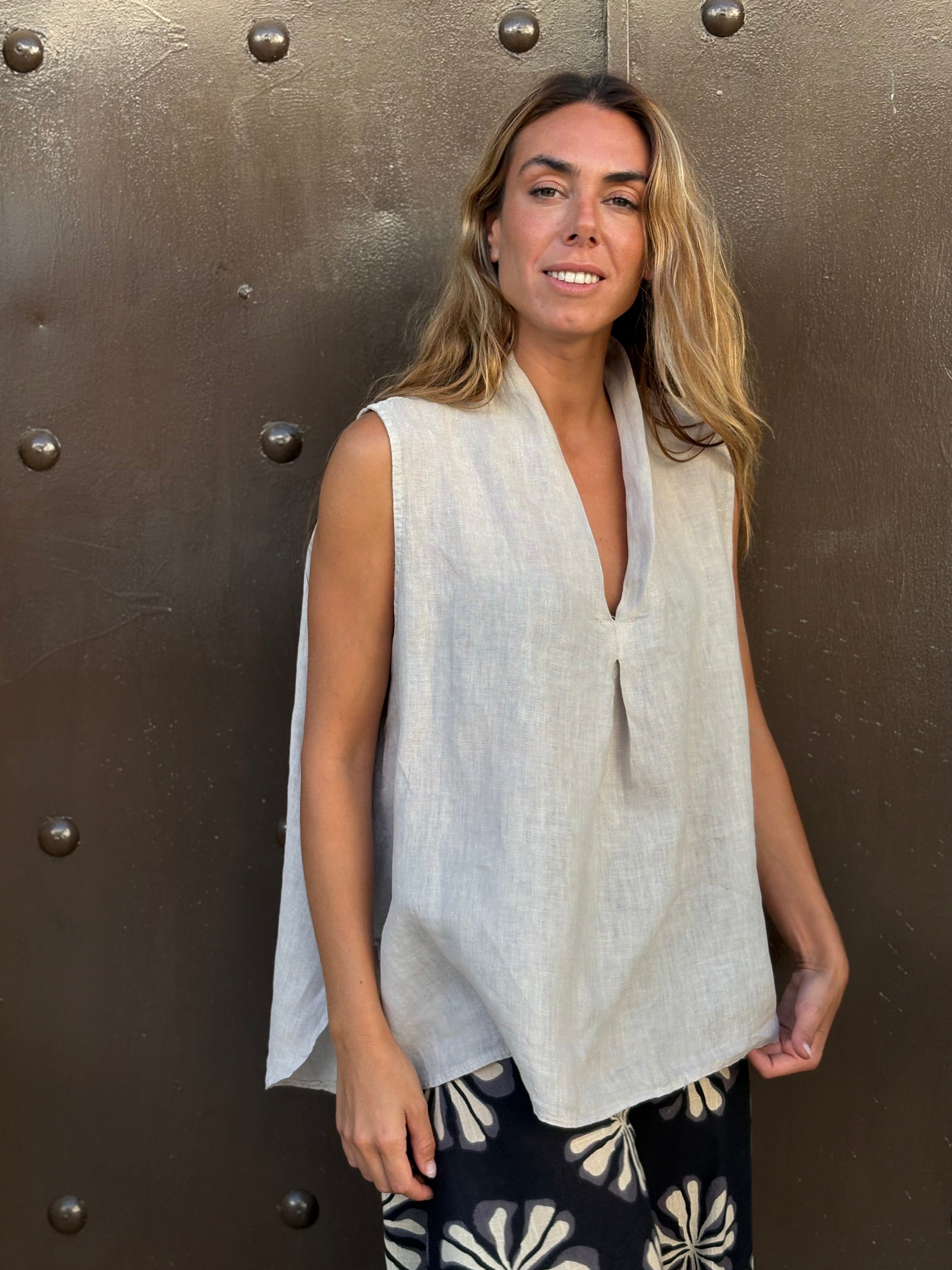 BLUSA ISIDORA TOPO