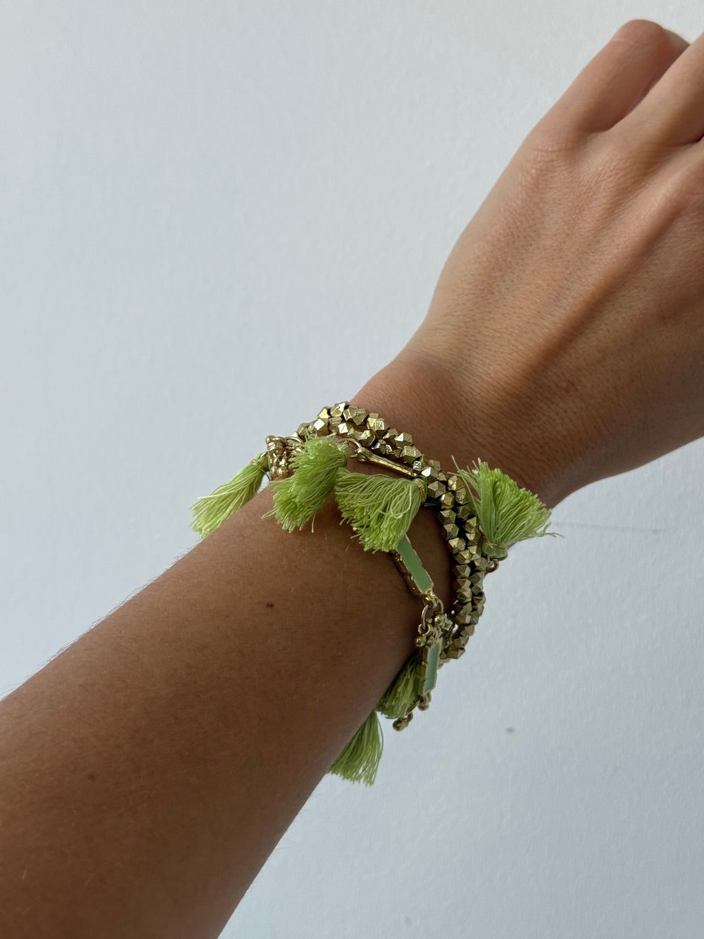 PULSERA GINA PISTACHO