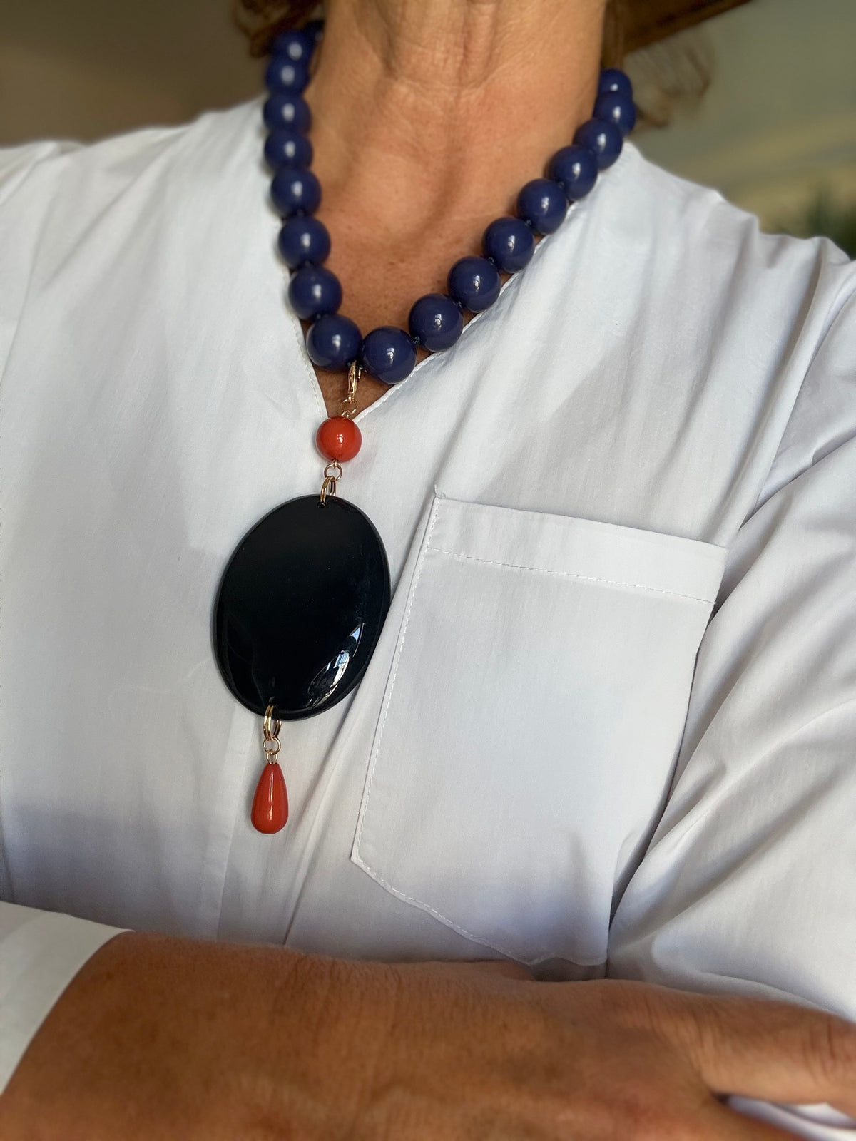 COLLAR VEGA  AZUL