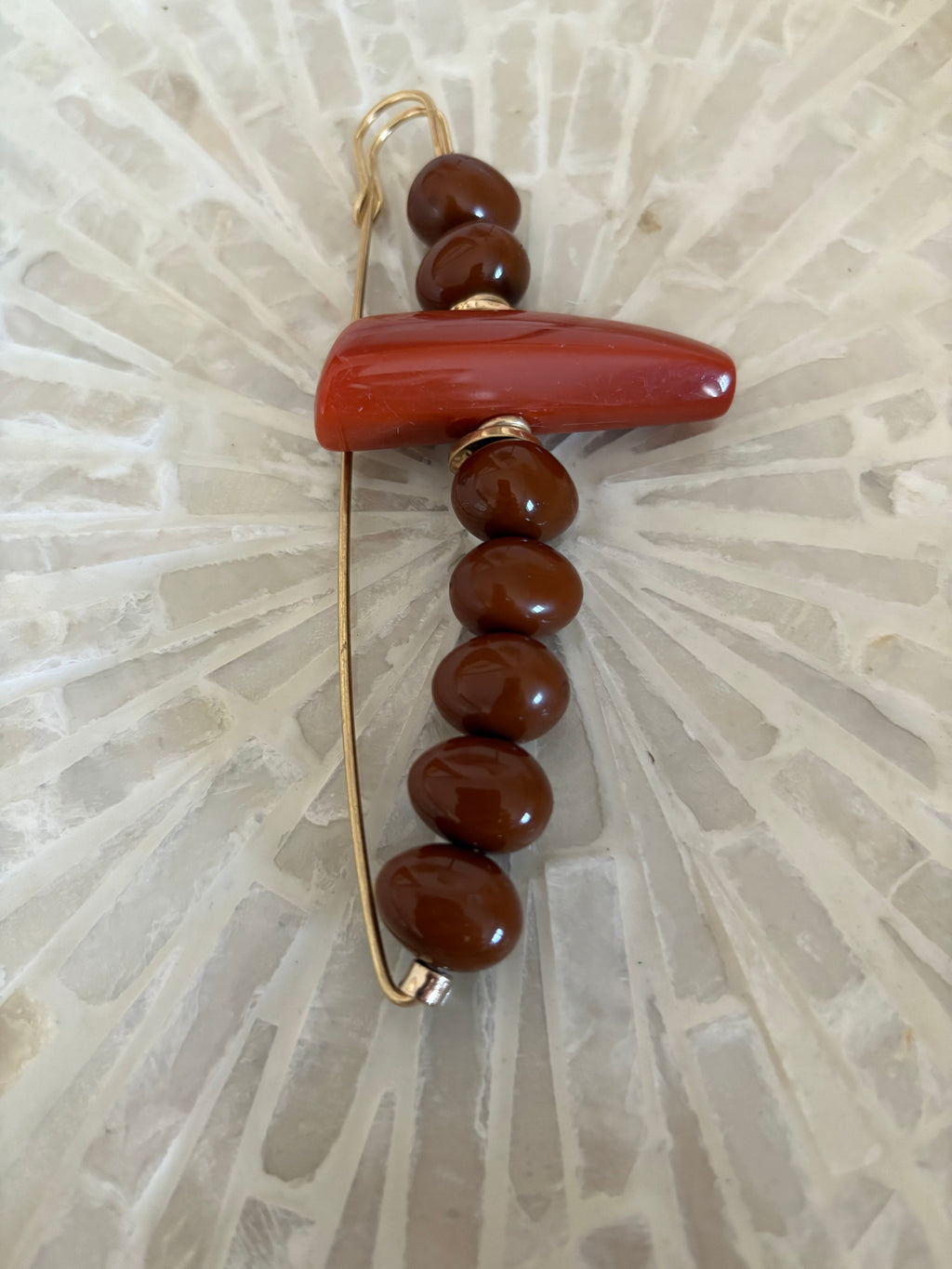 BROCHE LANZA TEJA