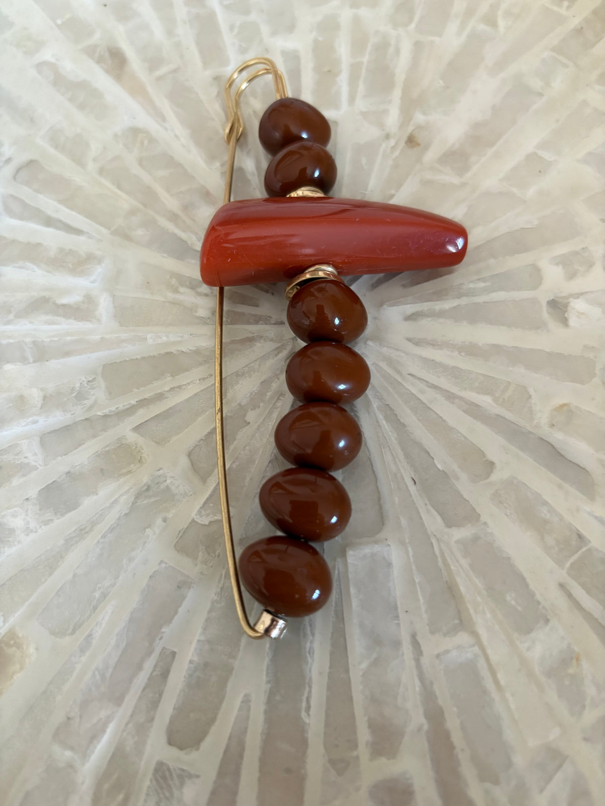 BROCHE LANZA TEJA