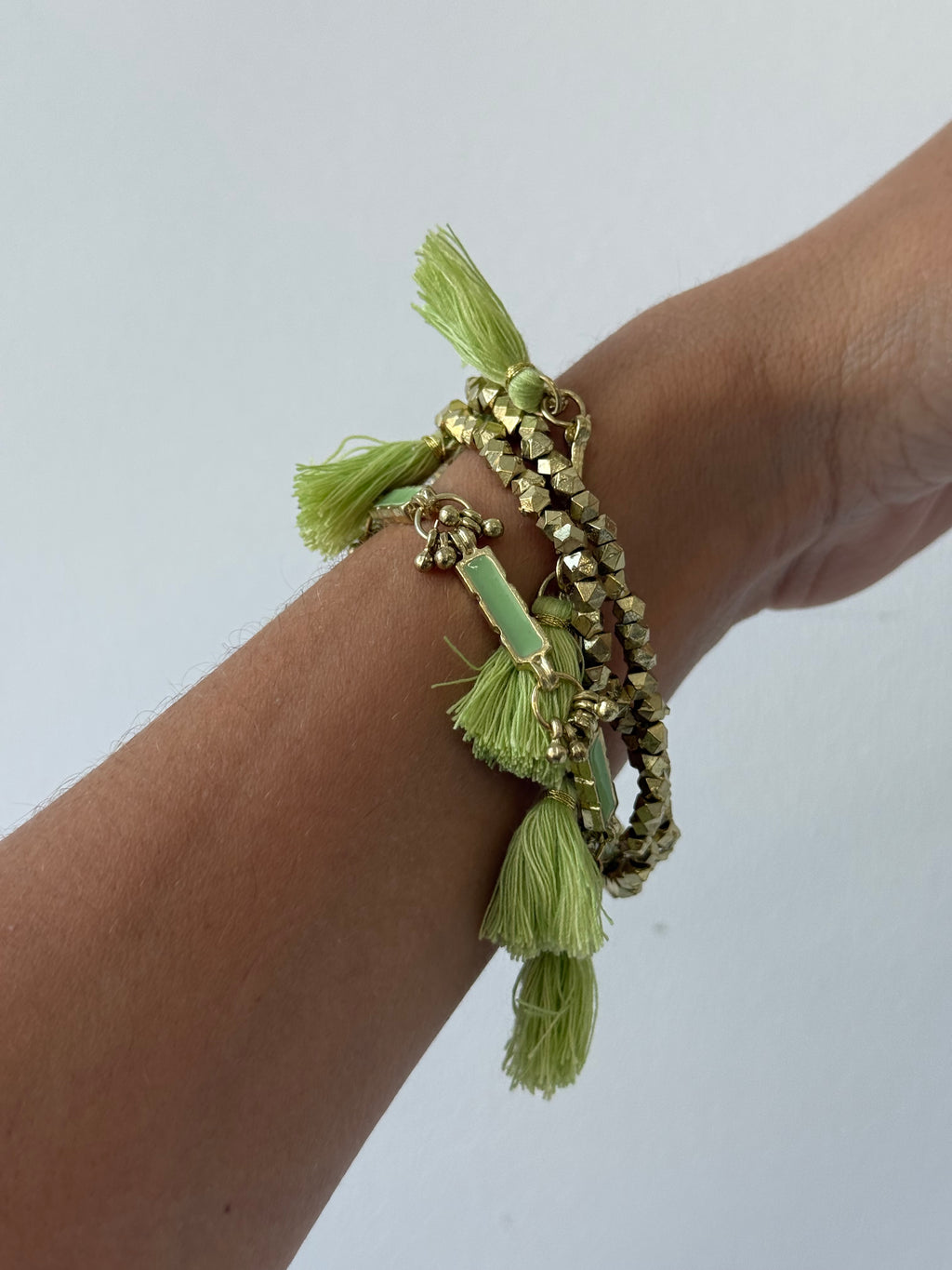 PULSERA GINA PISTACHO