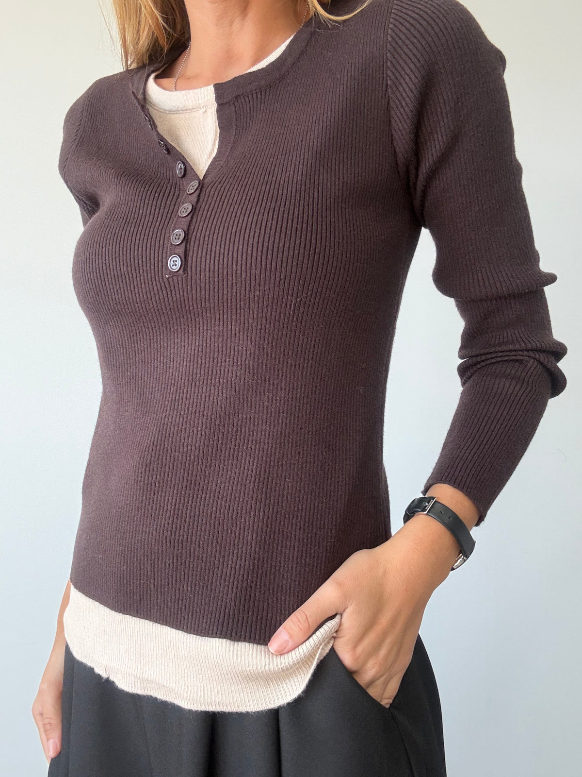 JERSEY ELENA CHOCOLATE
