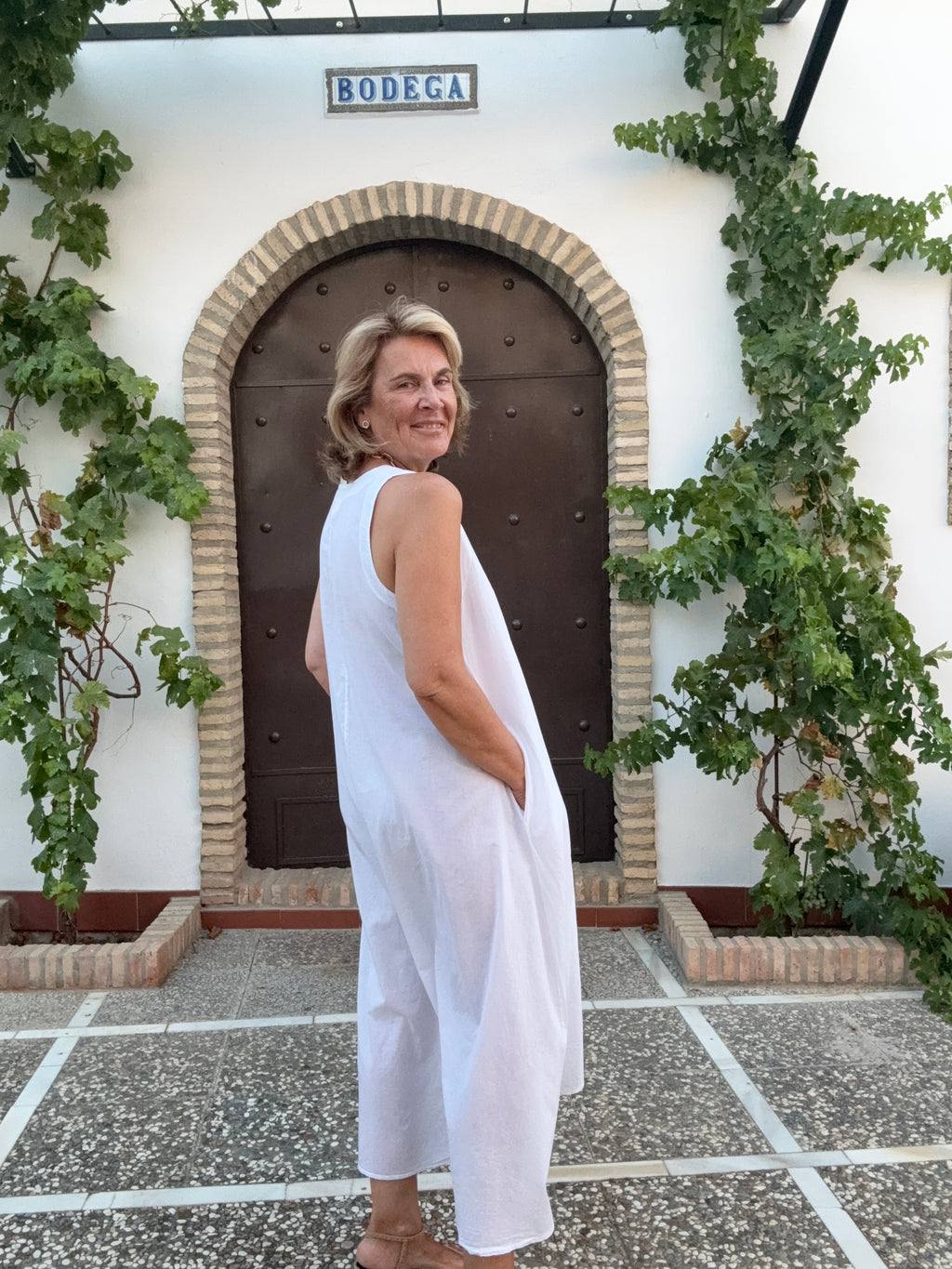 VESTIDO VÉRTICE BLANCO