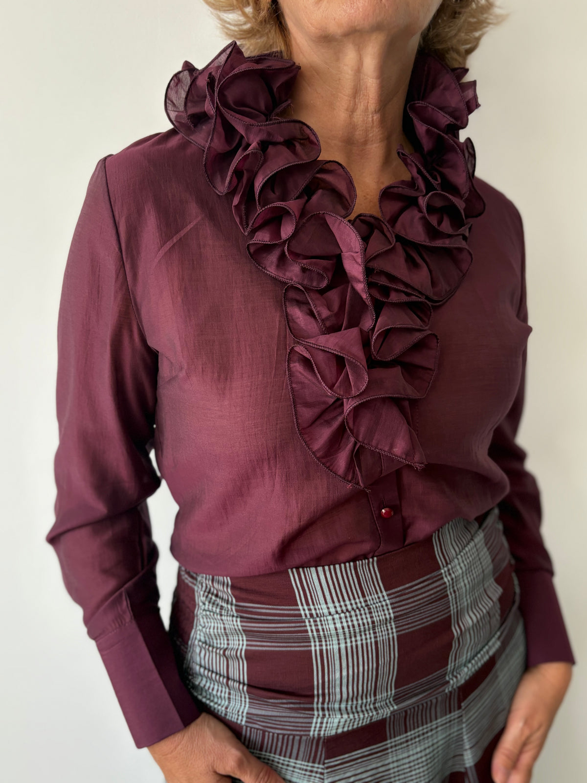 CAMISA ARRECIFE BURDEOS