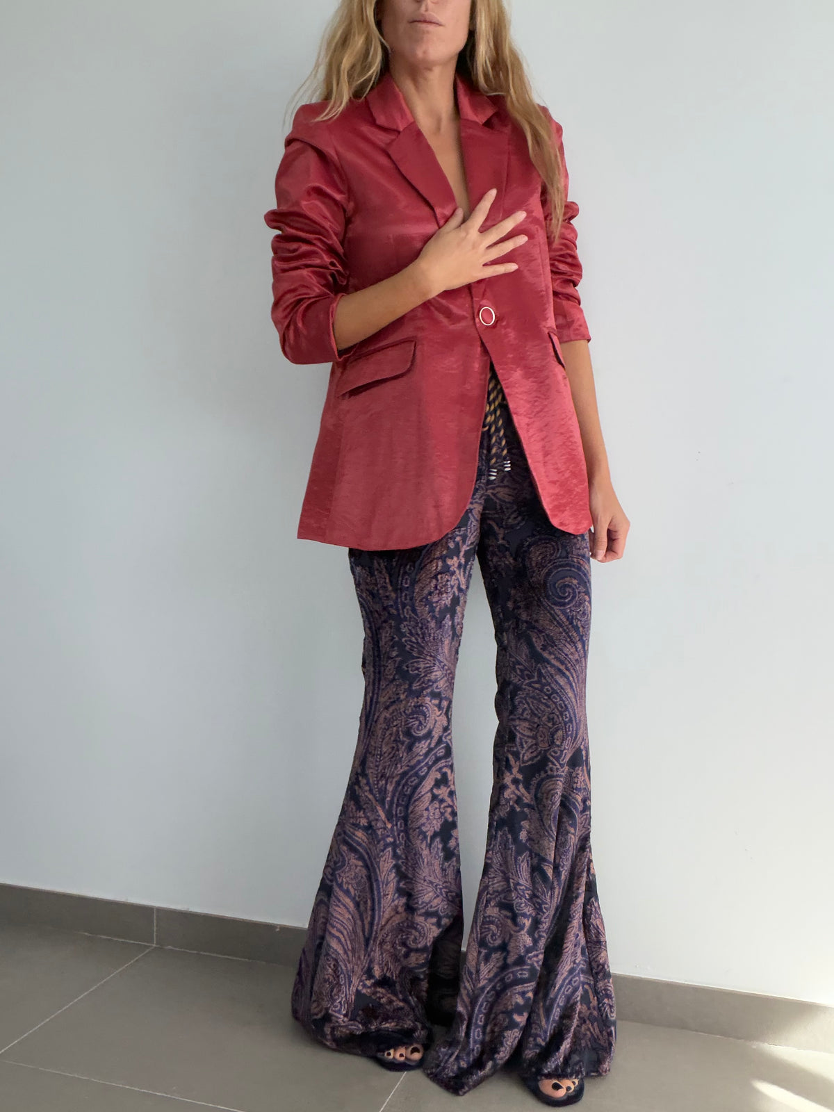 PANTALON RETRO AZUL