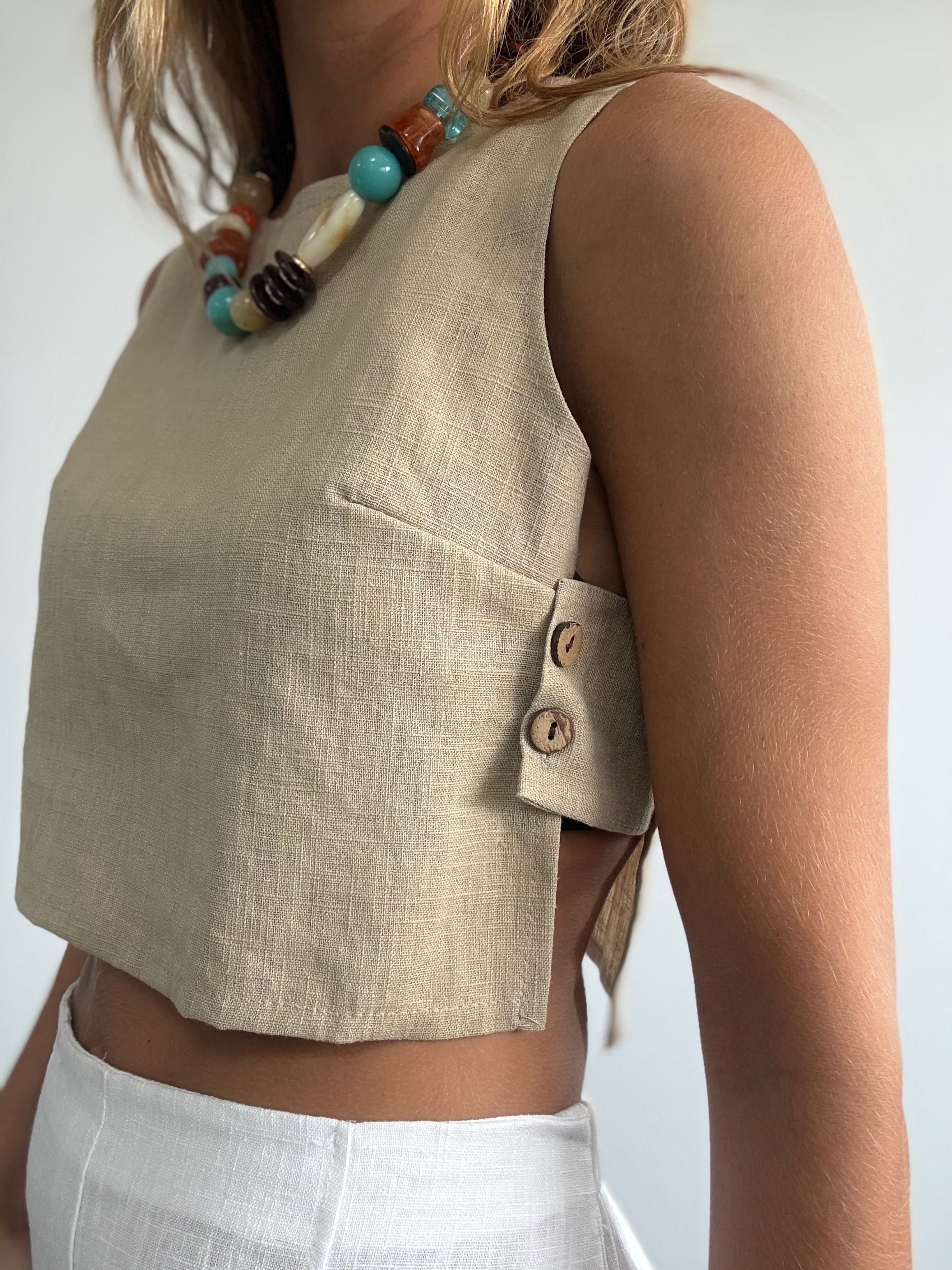 TOP SOLEDAD BEIGE