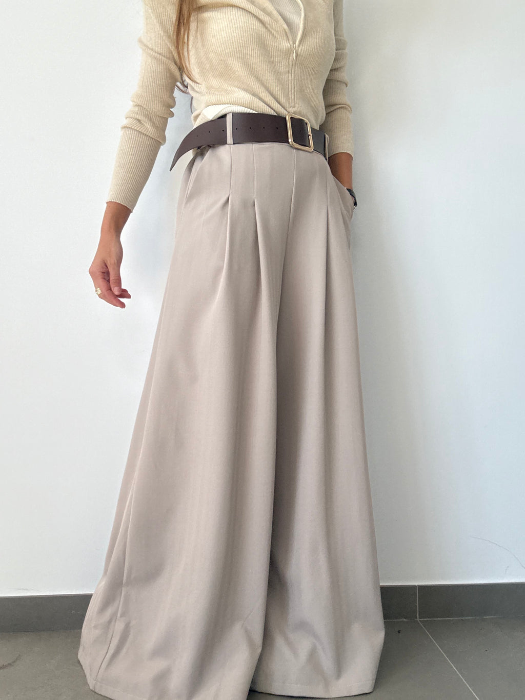 PANTALÓN ELISA TOPO