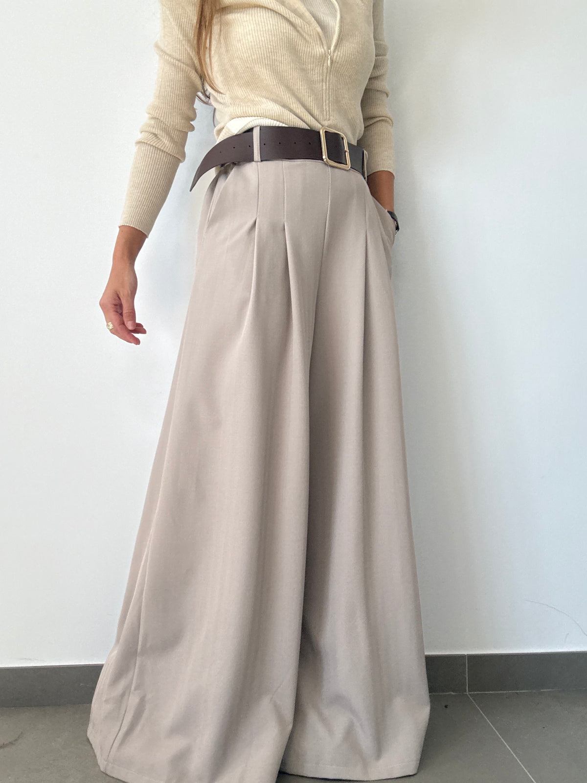 PANTALÓN ELISA TOPO