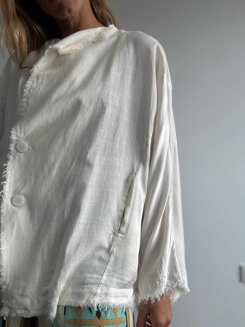 CHAQUETA CLARA MARFIL